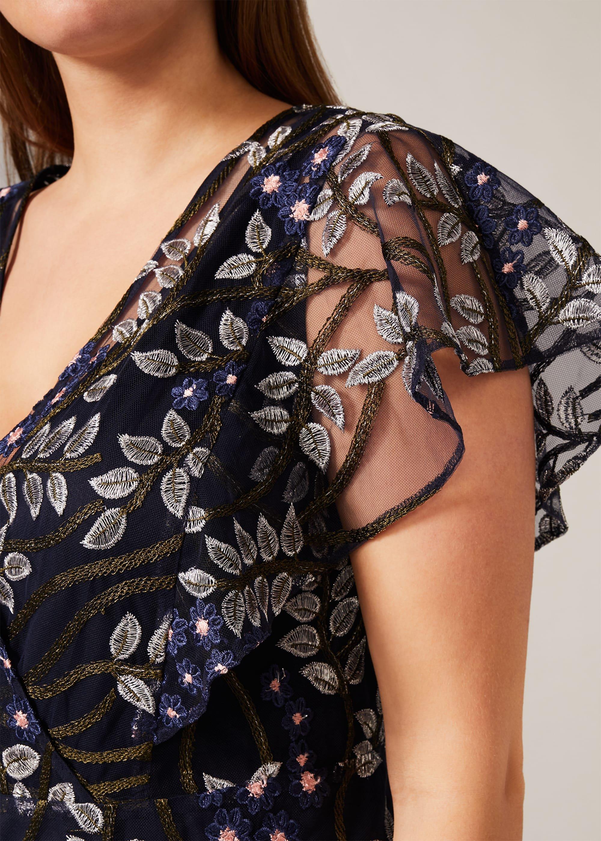 Ida Floral Embroidered Dress