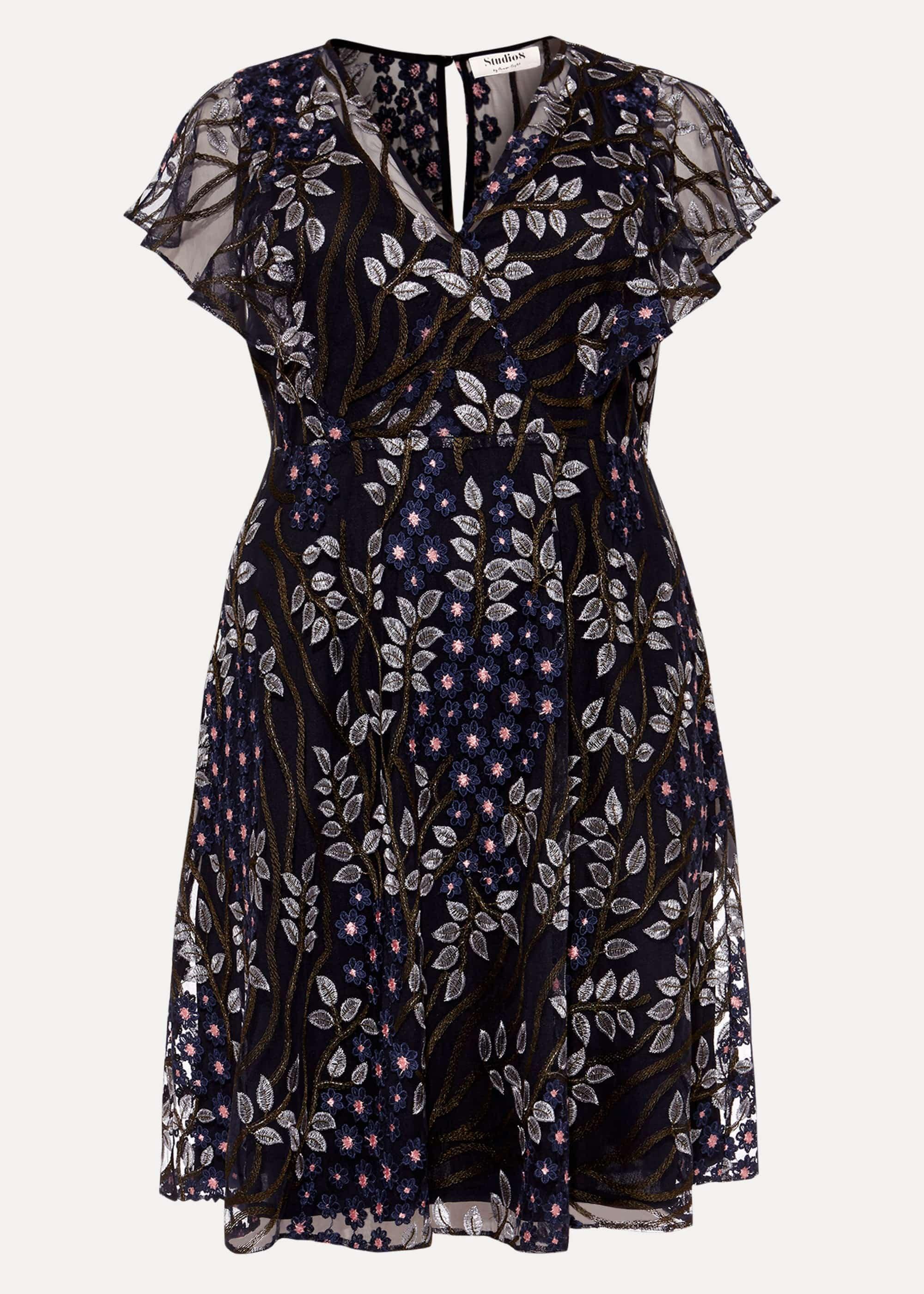 Ida Floral Embroidered Dress