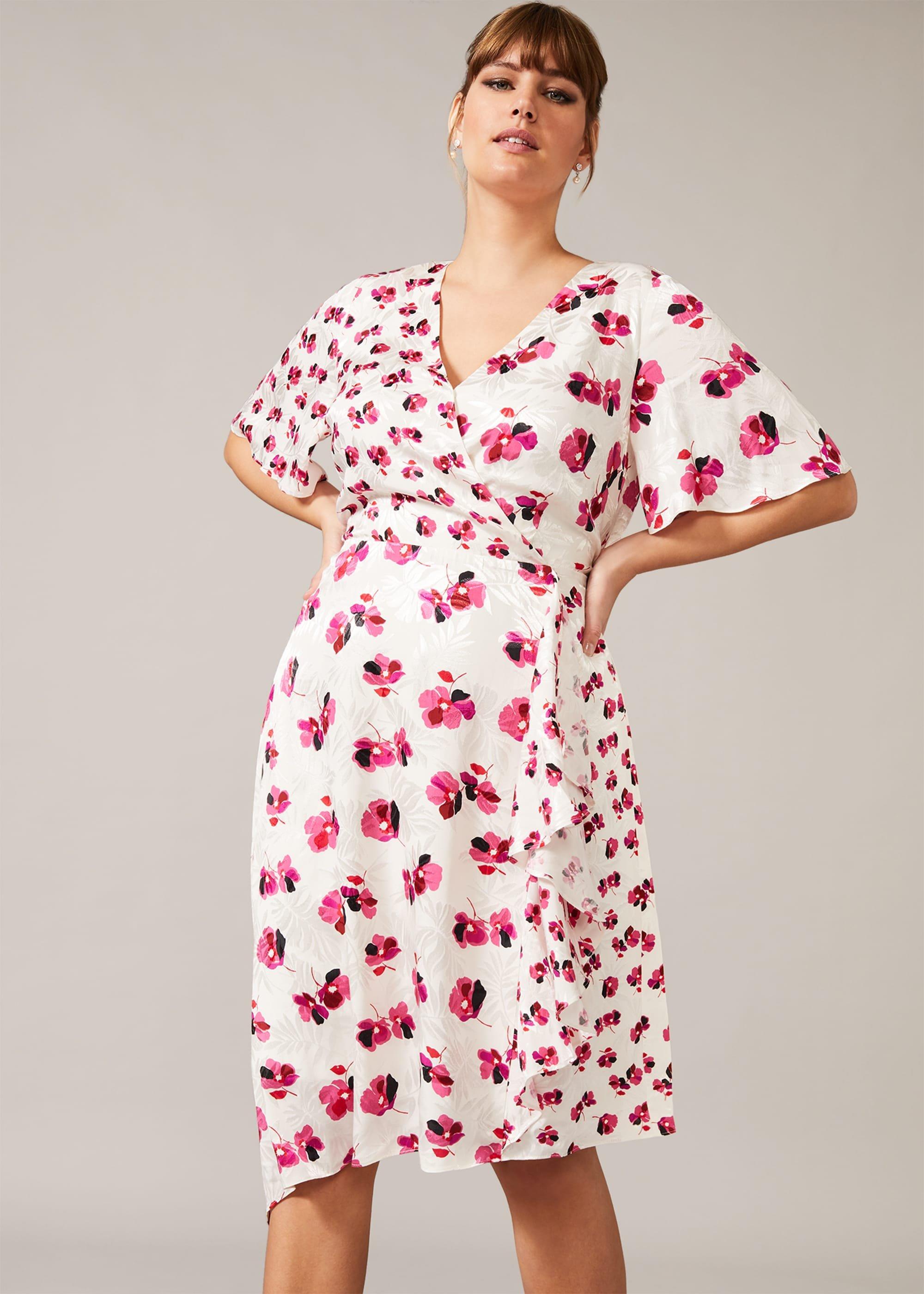 Margot Printed Jacquard Dress