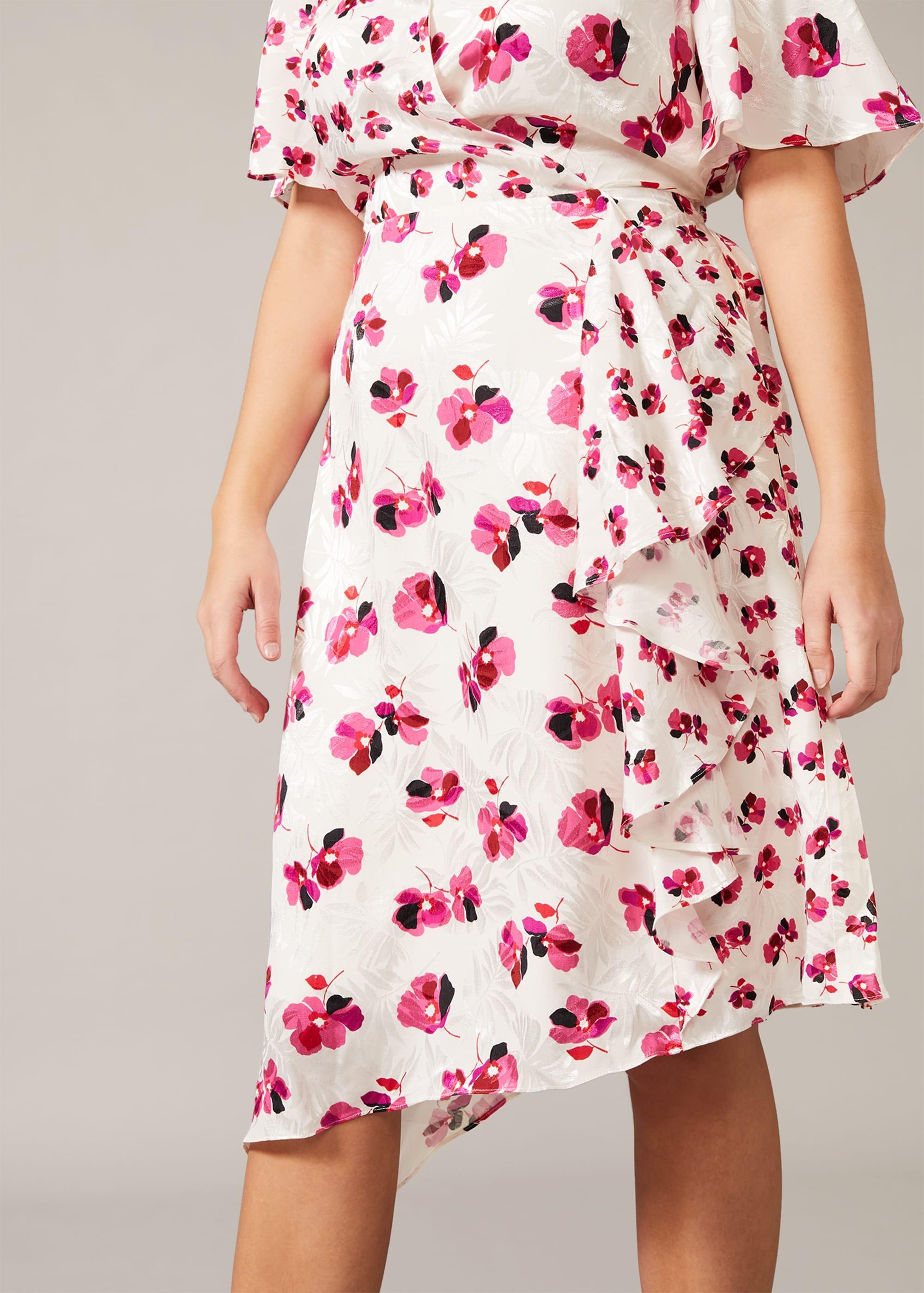 Margot Printed Jacquard Dress