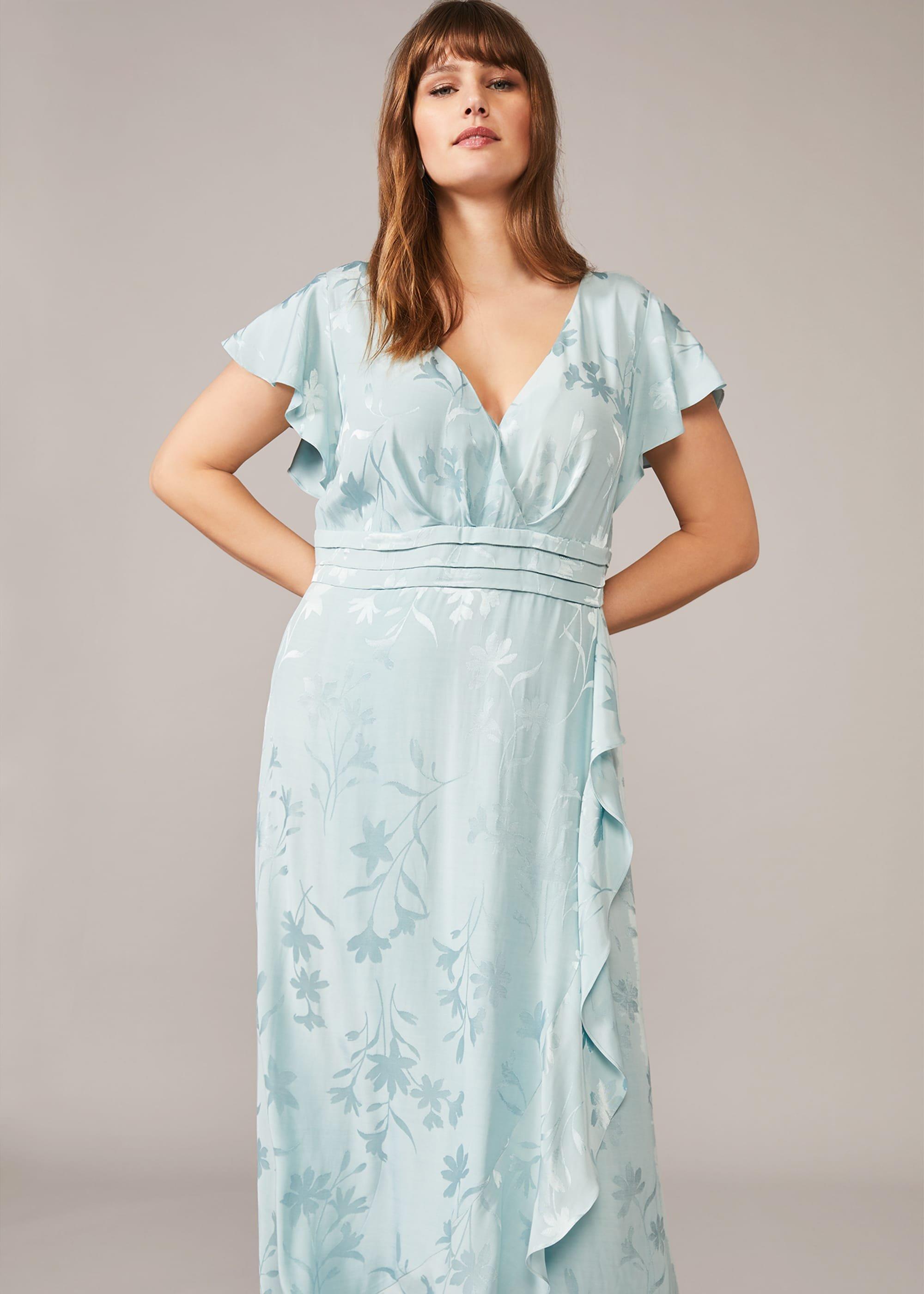 Rosie Floral Jacquard Maxi Dress