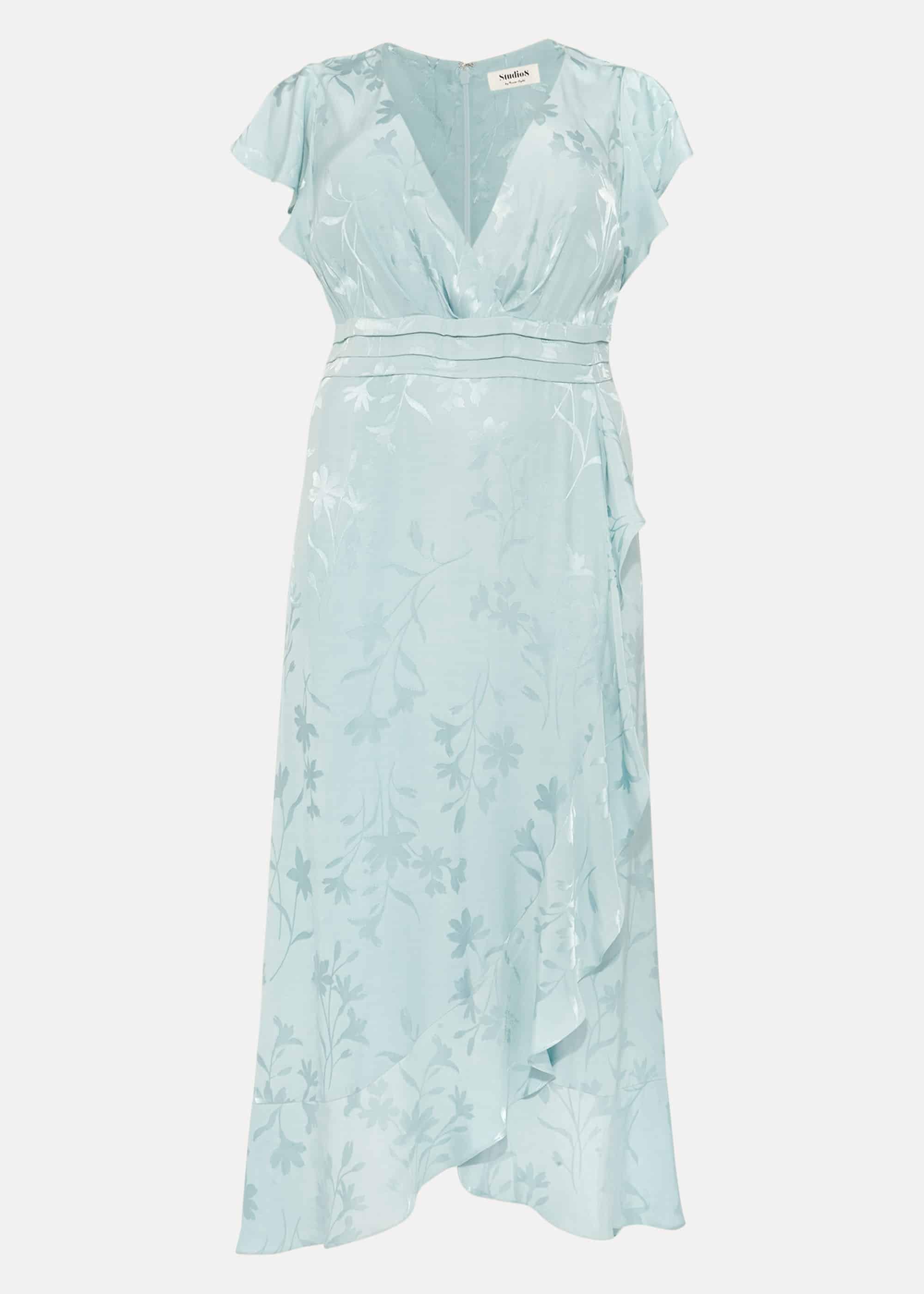 Rosie Floral Jacquard Maxi Dress