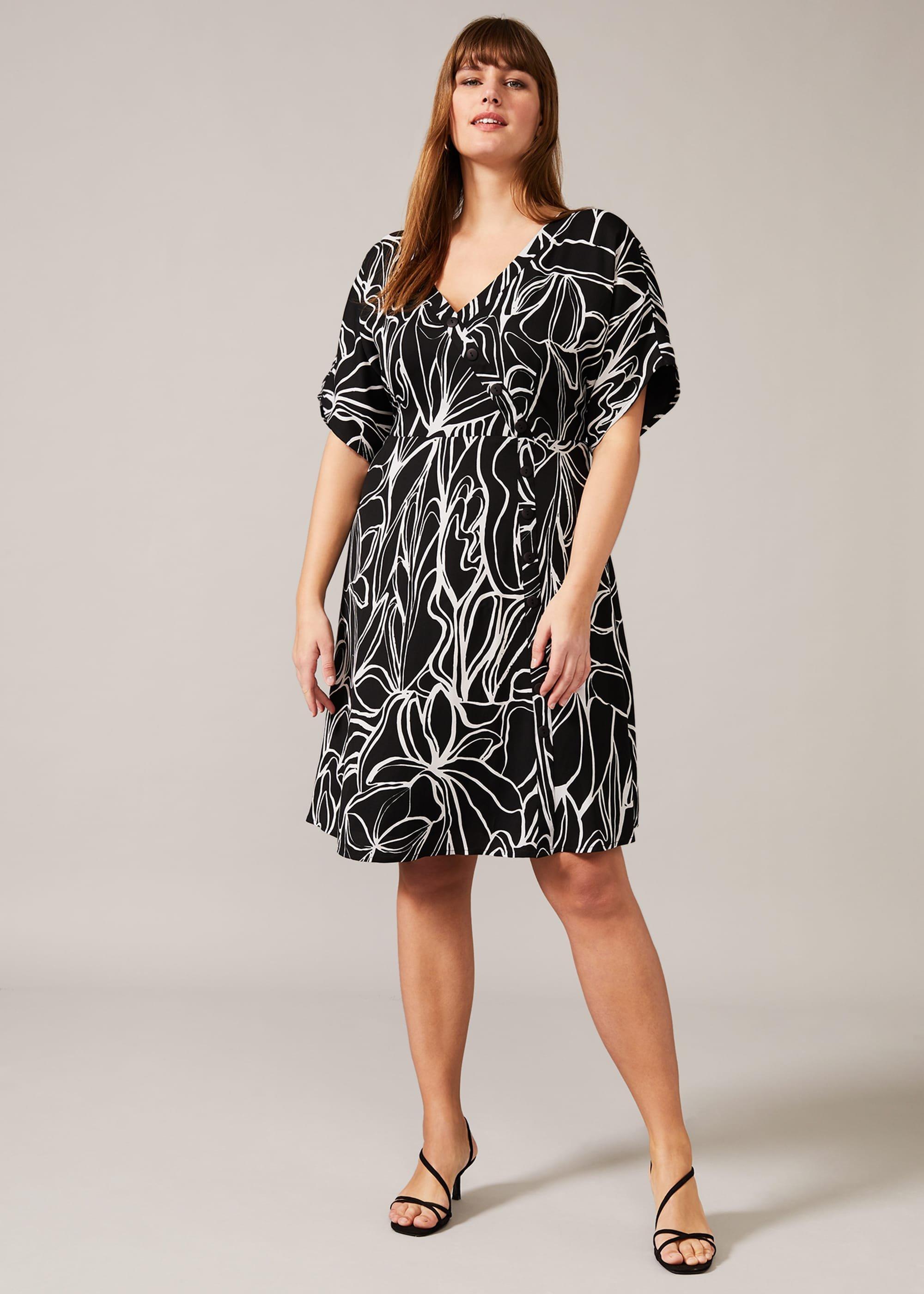 Harlow Abstract Print Dress