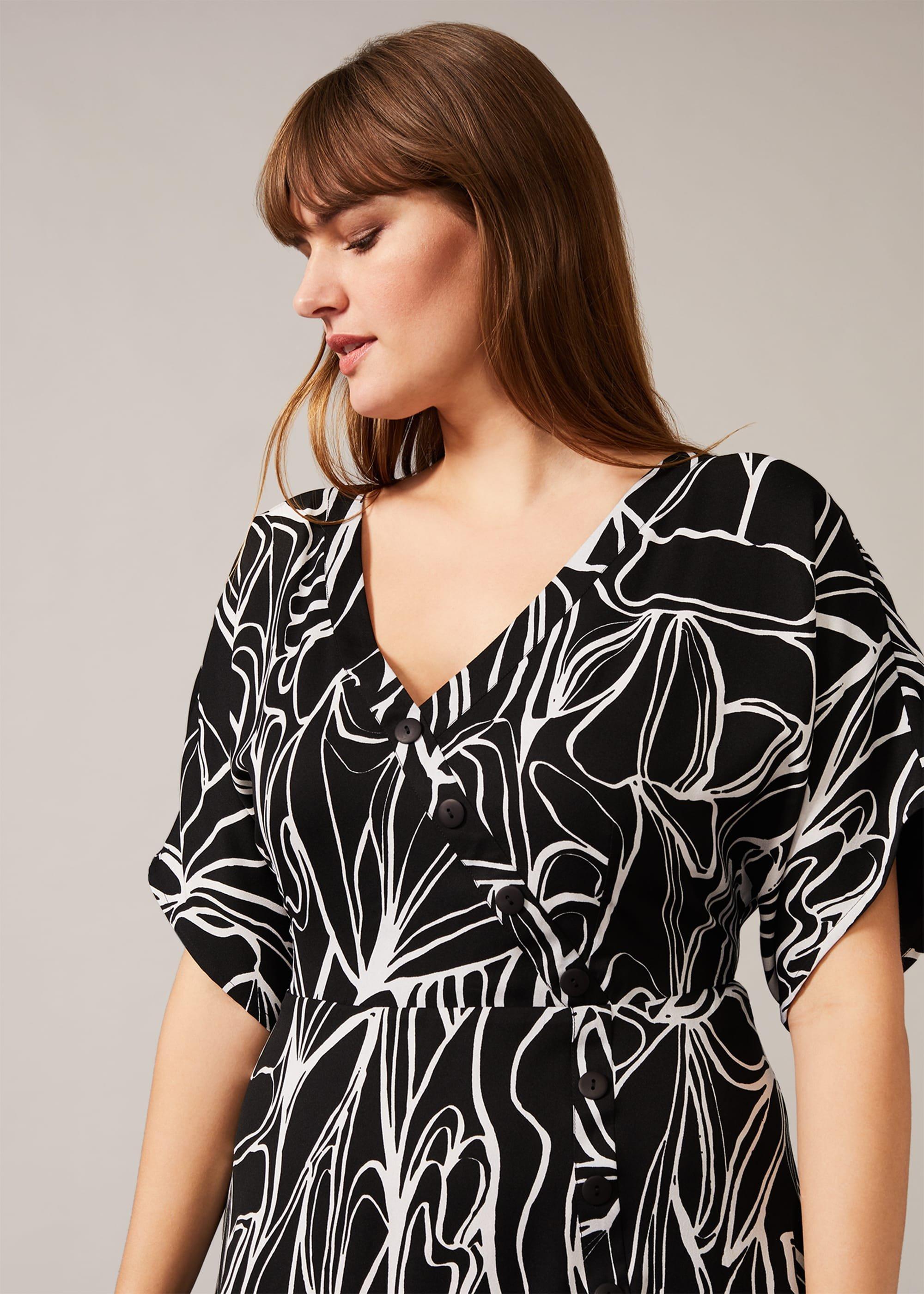 Harlow Abstract Print Dress