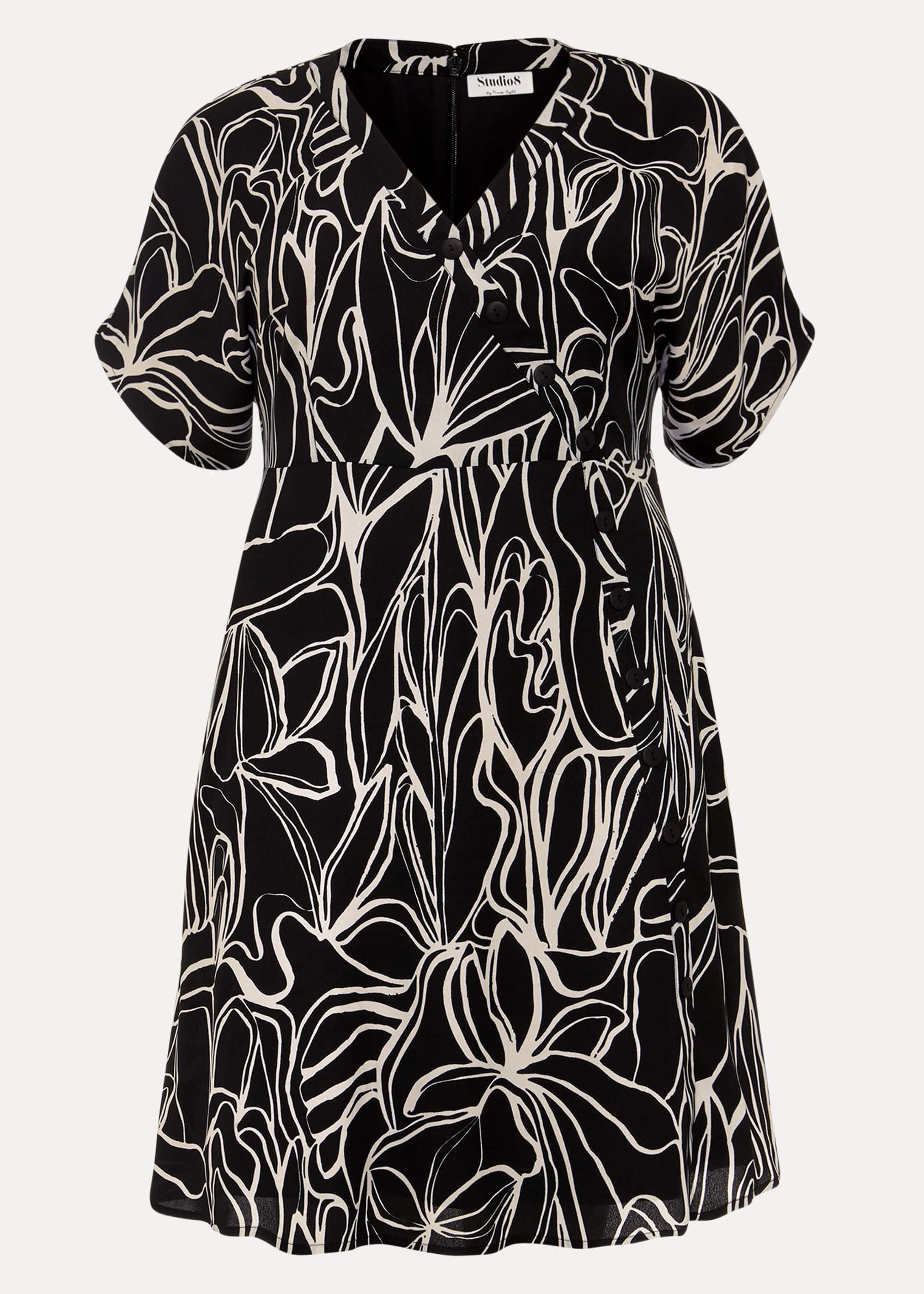 Harlow Abstract Print Dress