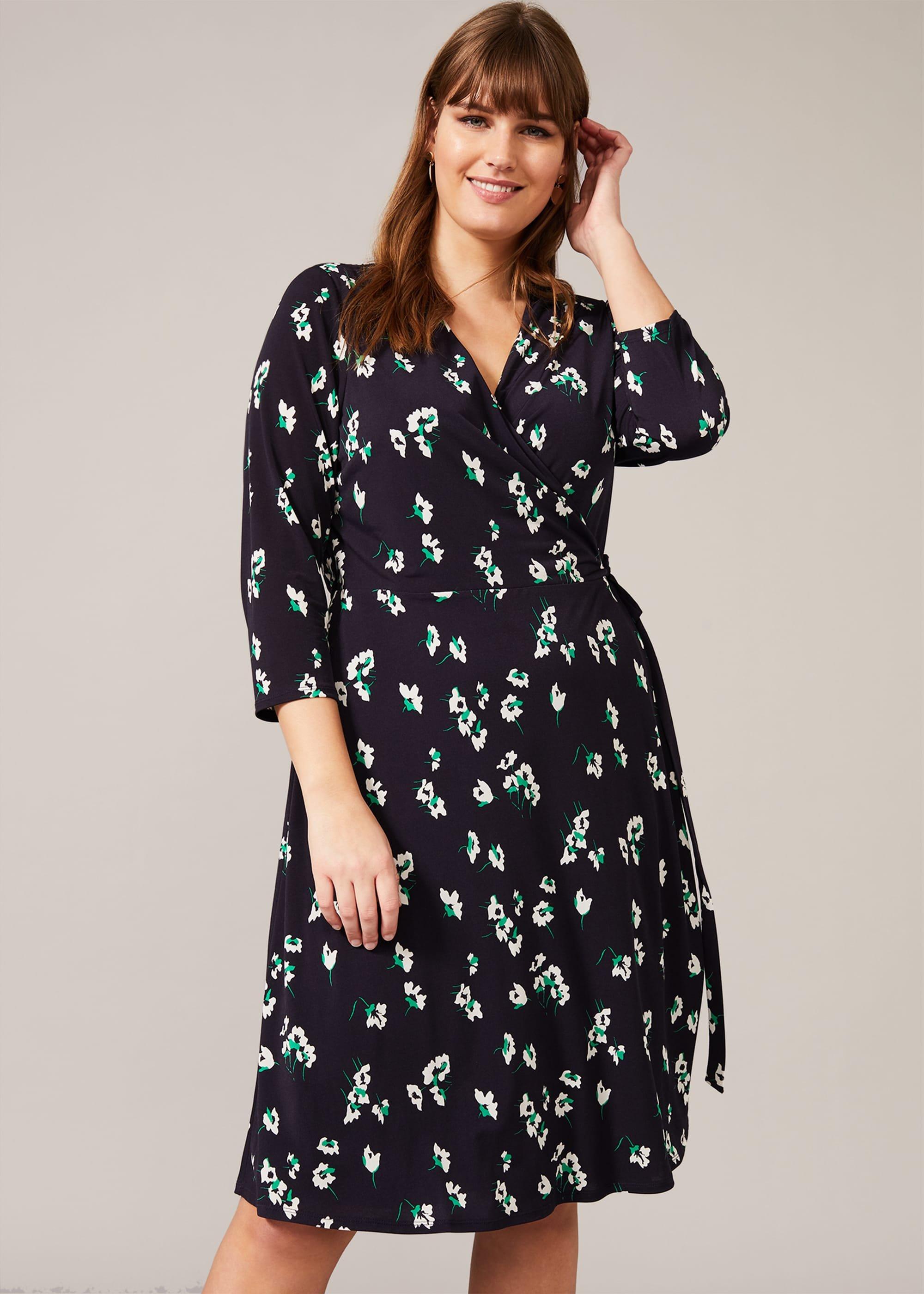 Nettie Floral Wrap Dress