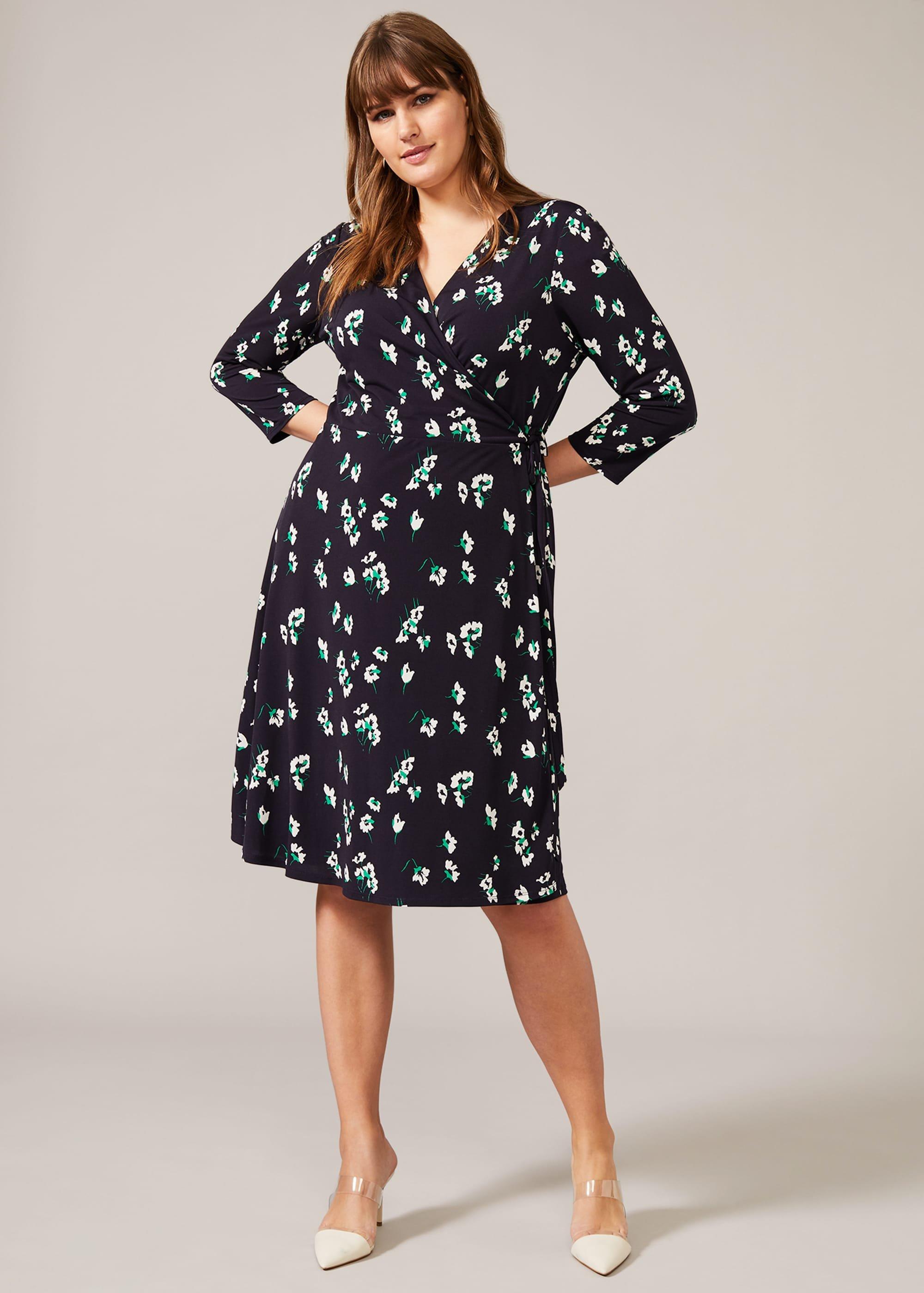 Nettie Floral Wrap Dress