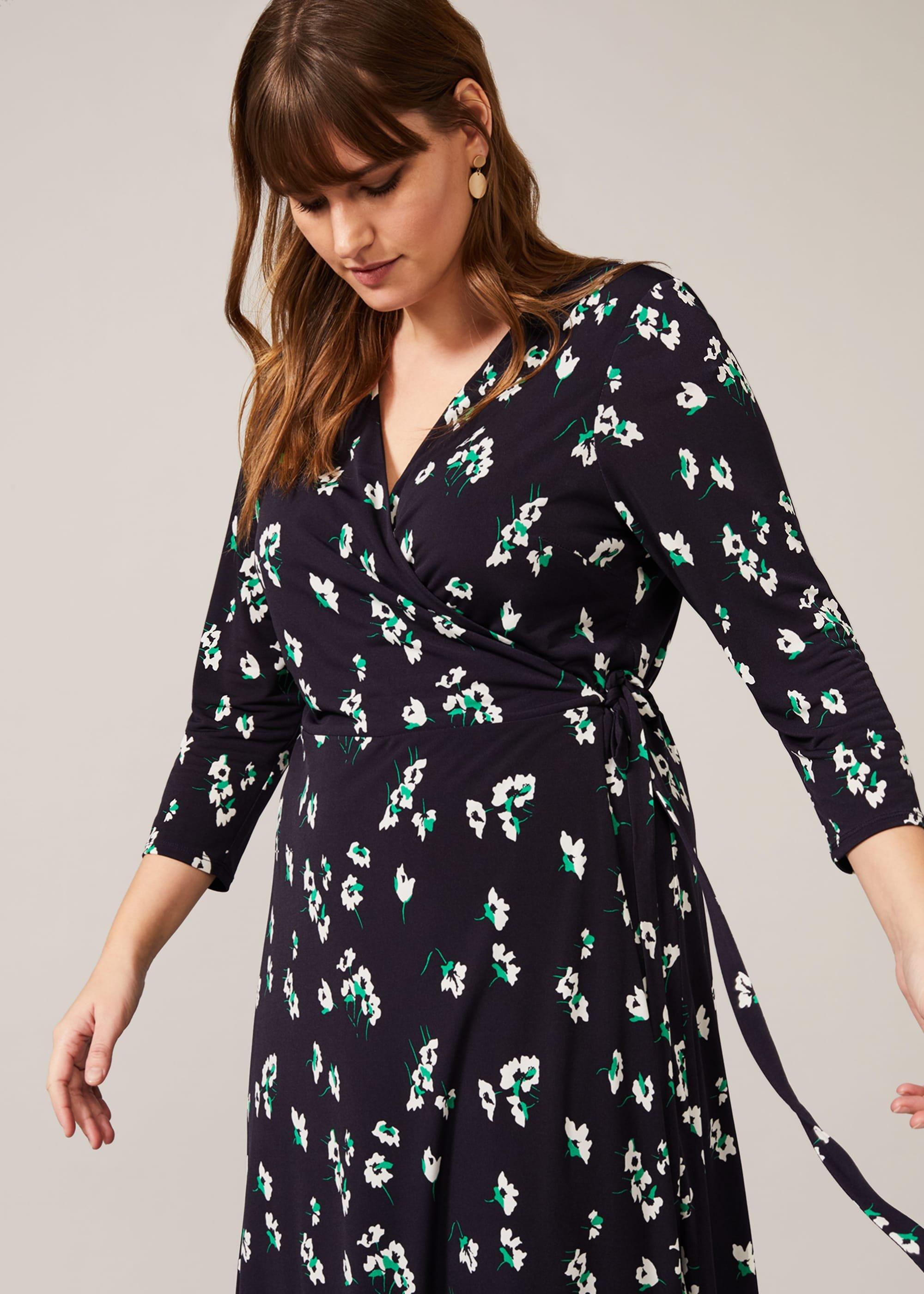 Nettie Floral Wrap Dress