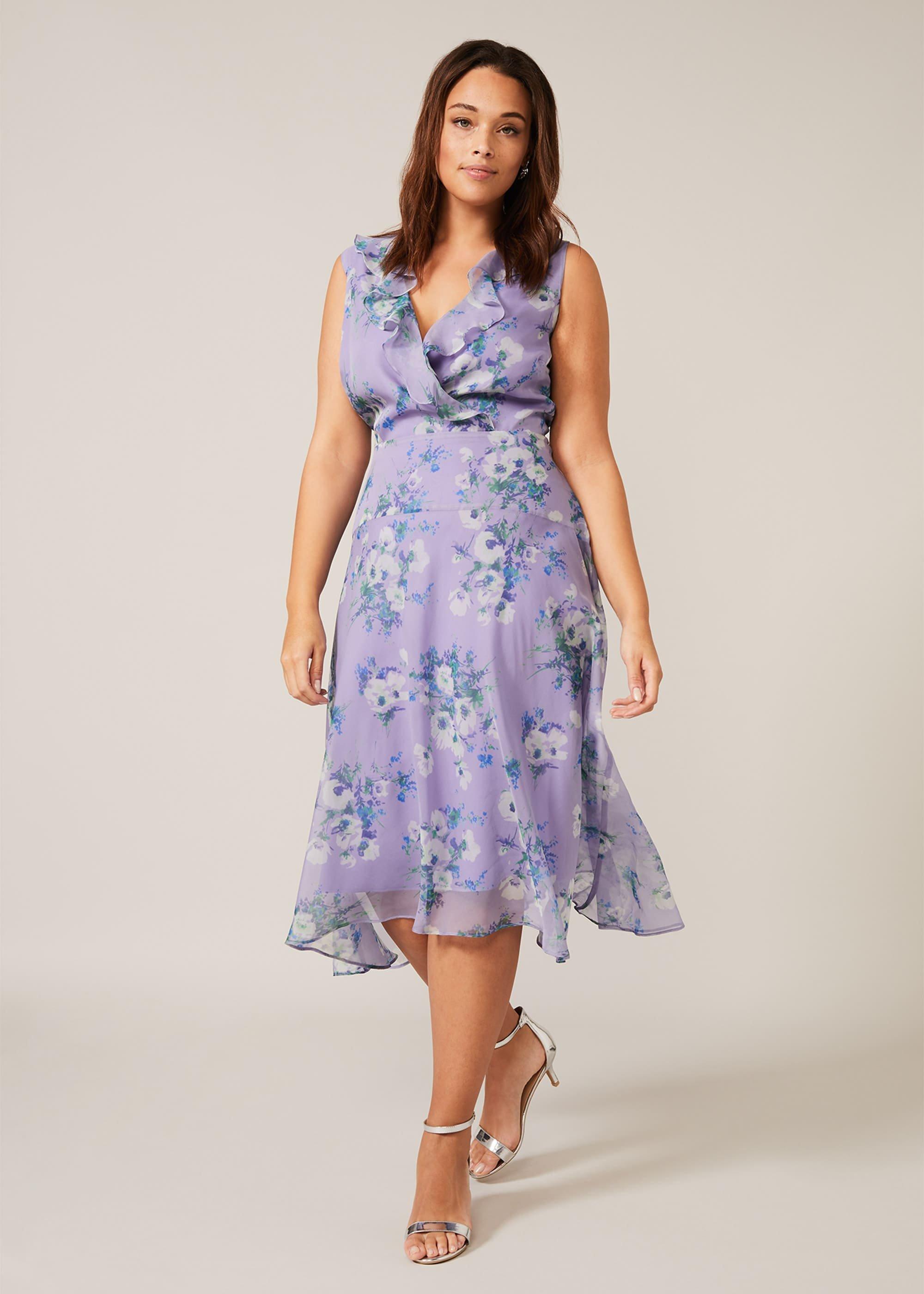 Anya Floral Frill Dress