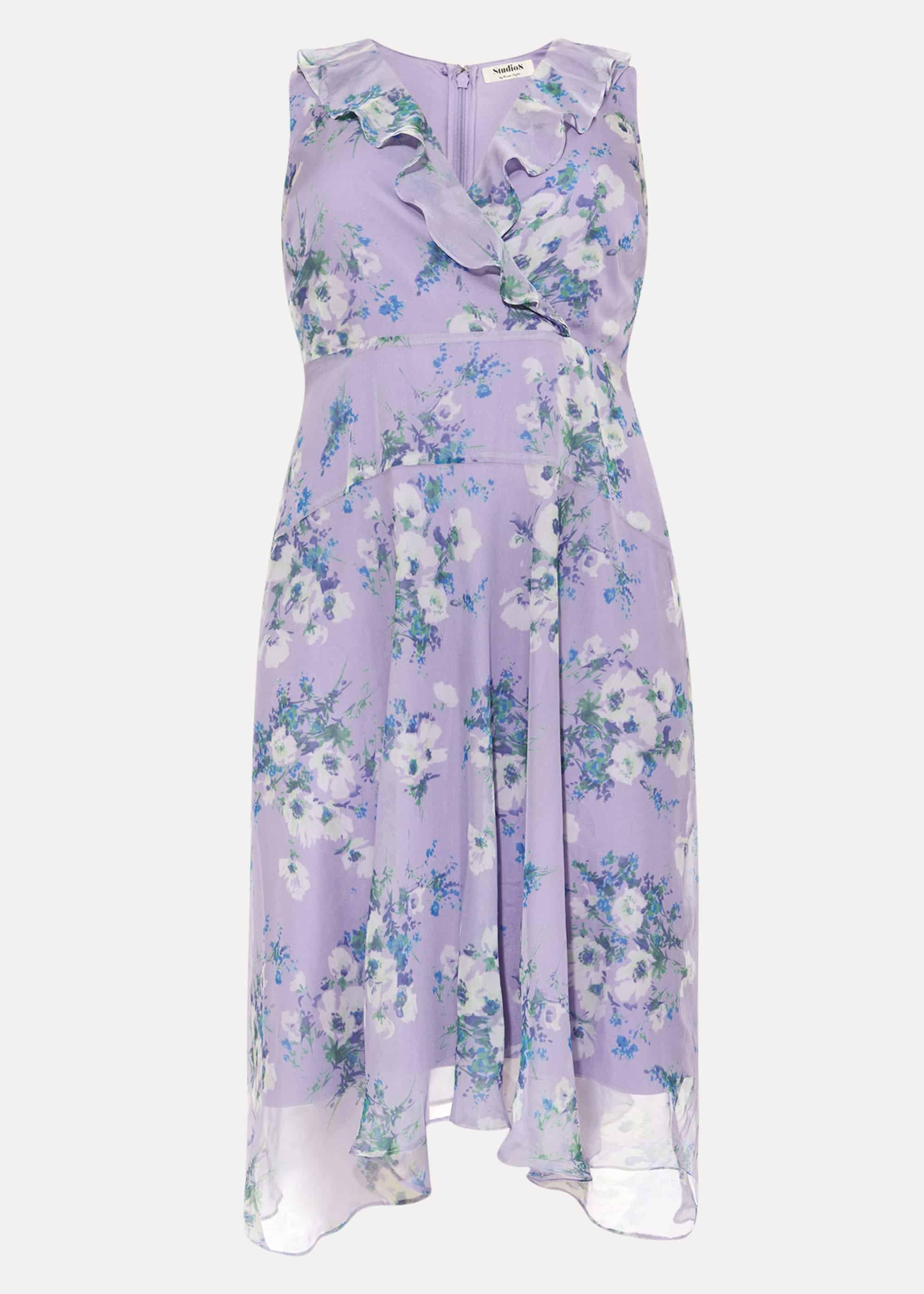 Anya Floral Frill Dress