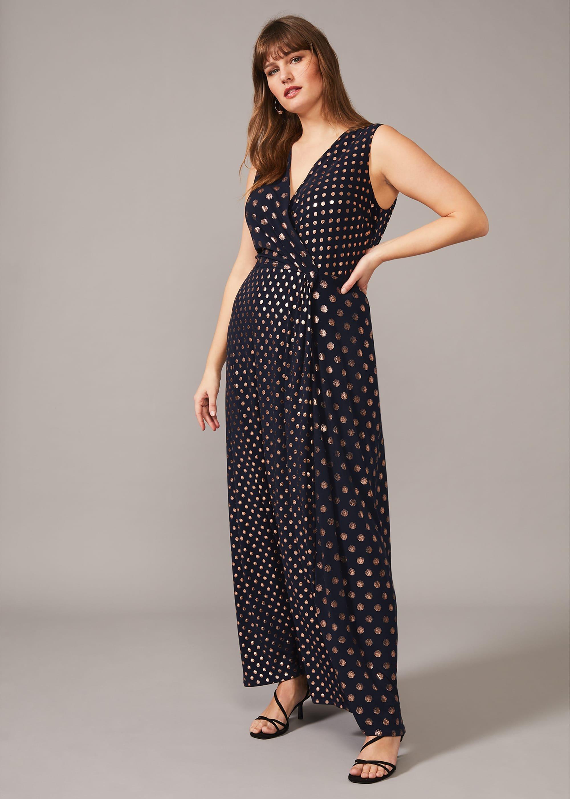 Reegan Spot Maxi Dress