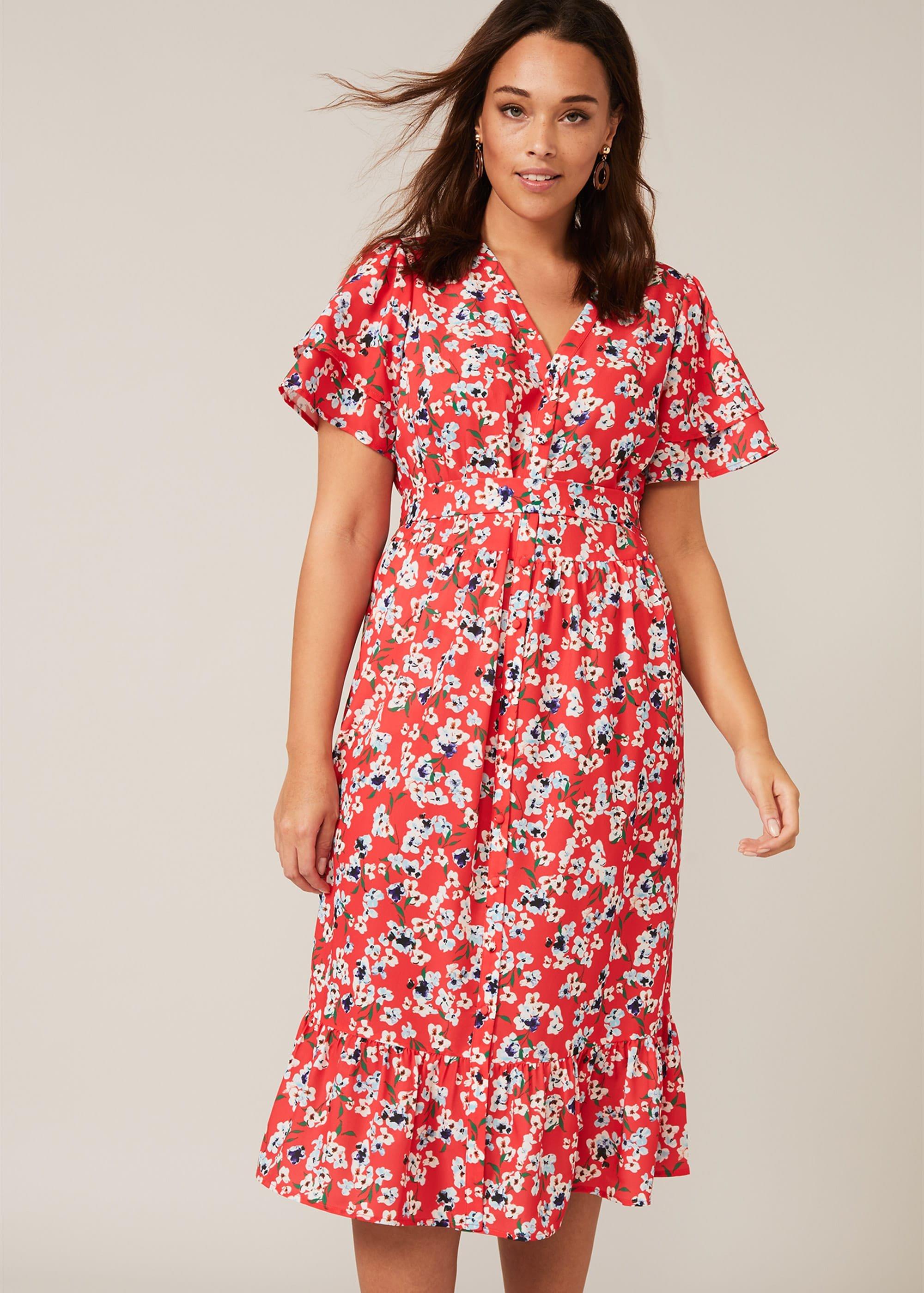 Claudette Ditsy Floral Dress