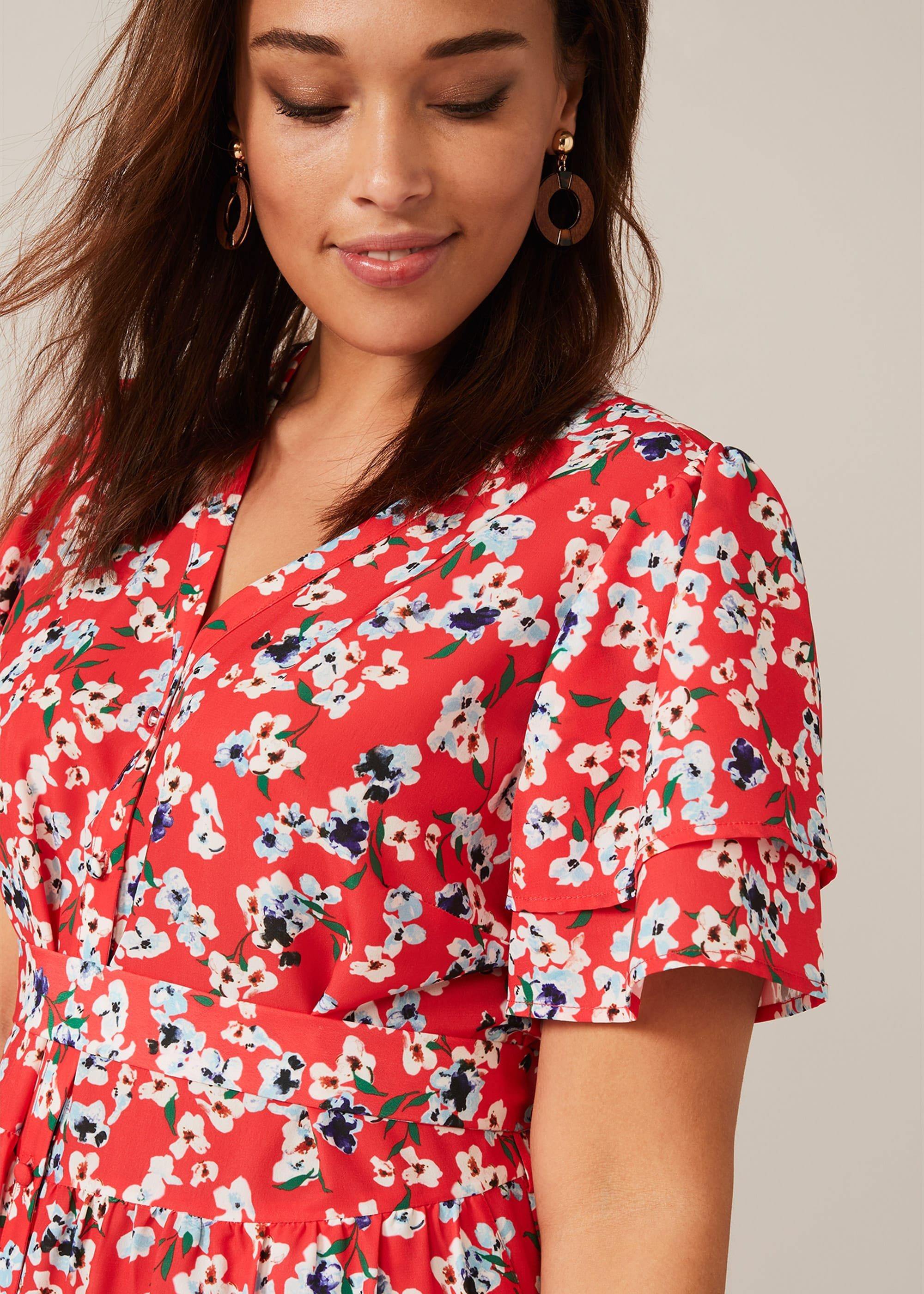 Claudette Ditsy Floral Dress