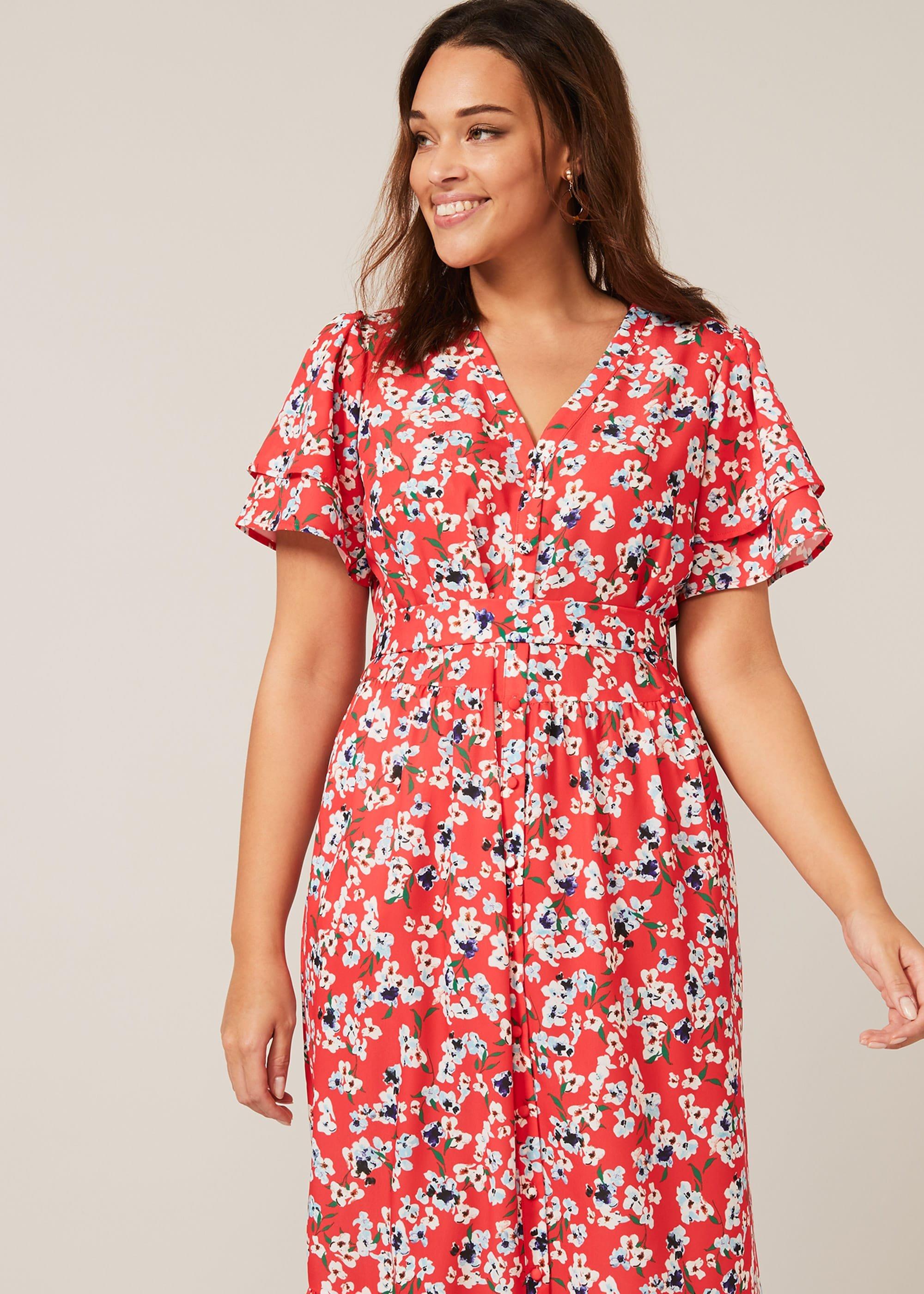 Claudette Ditsy Floral Dress