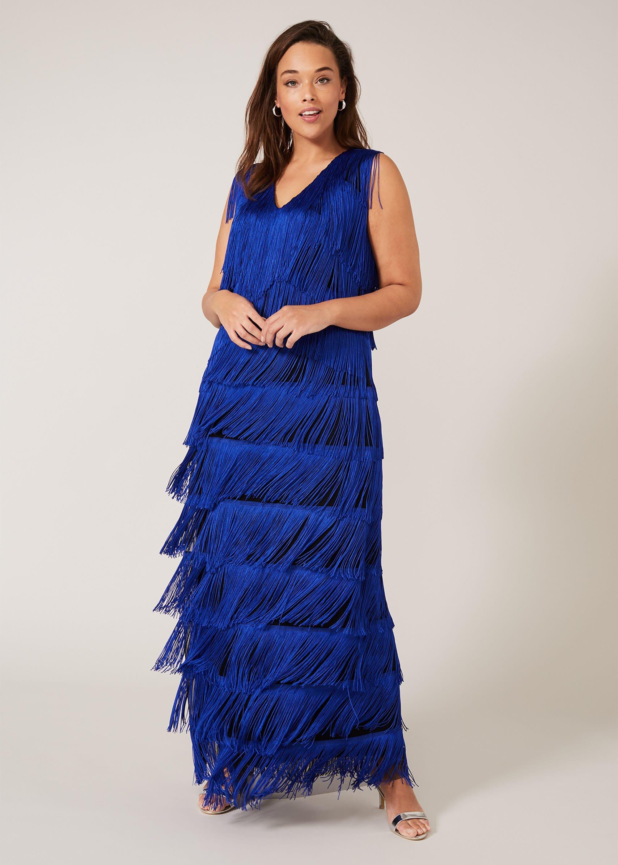 Tessa Fringe Maxi Dress