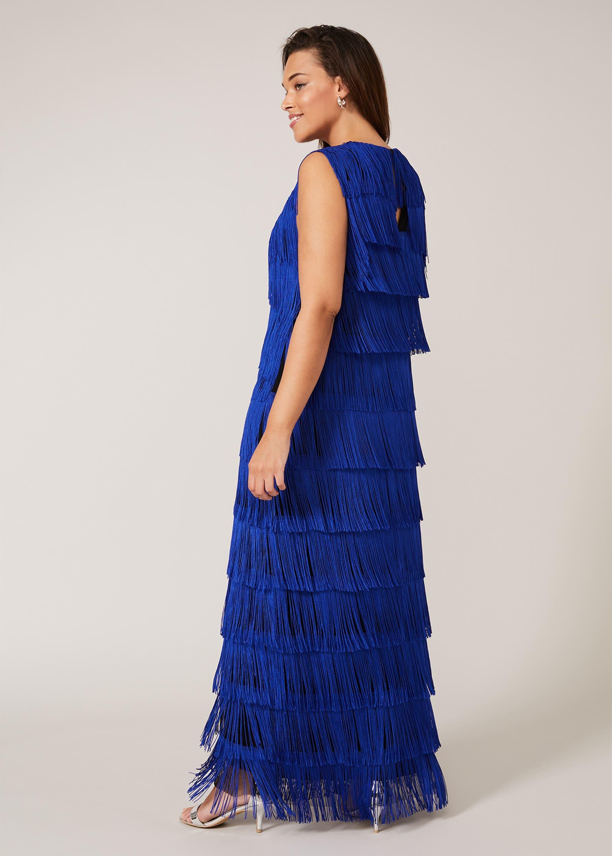 Tessa Fringe Maxi Dress