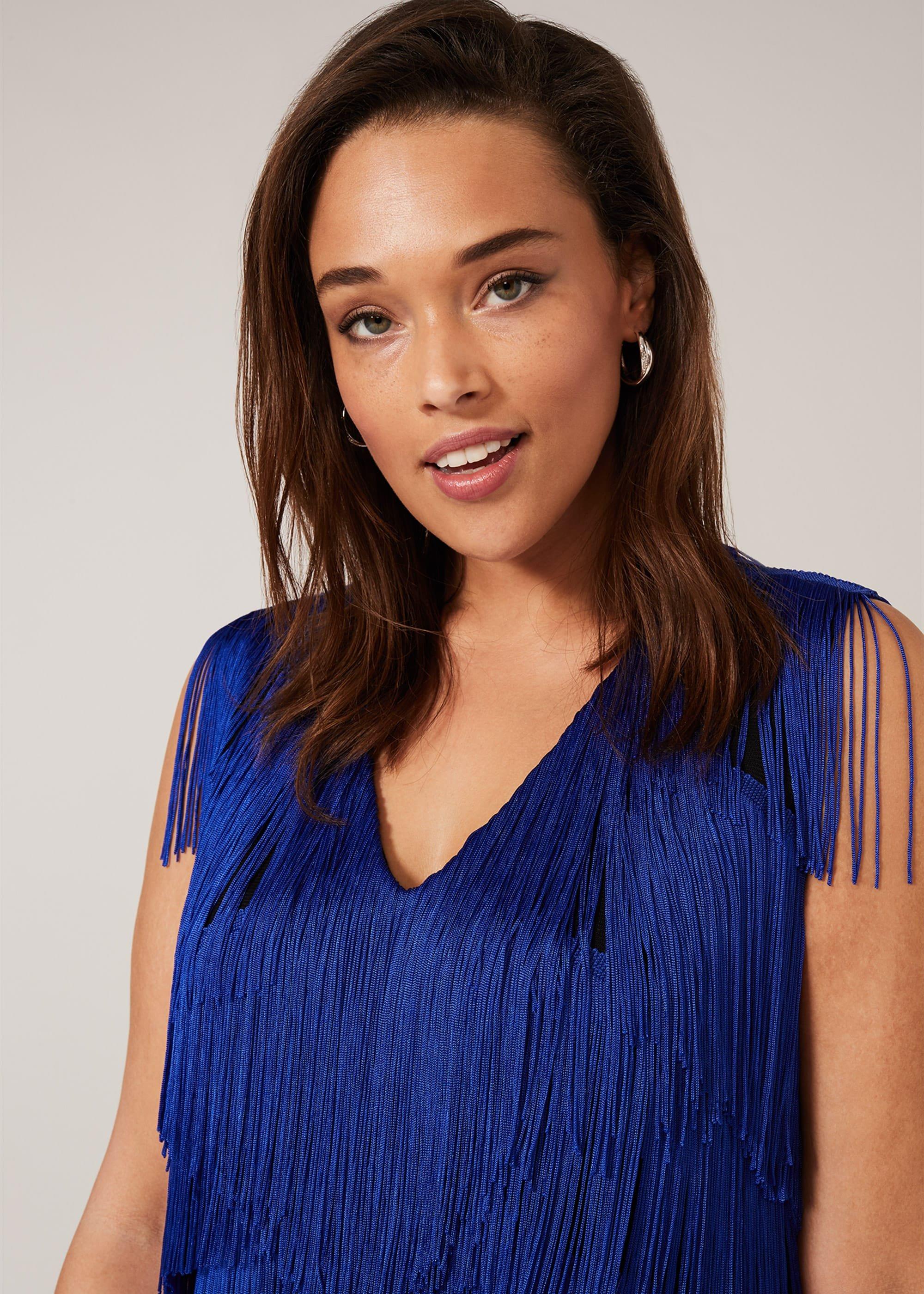 Tessa Fringe Maxi Dress