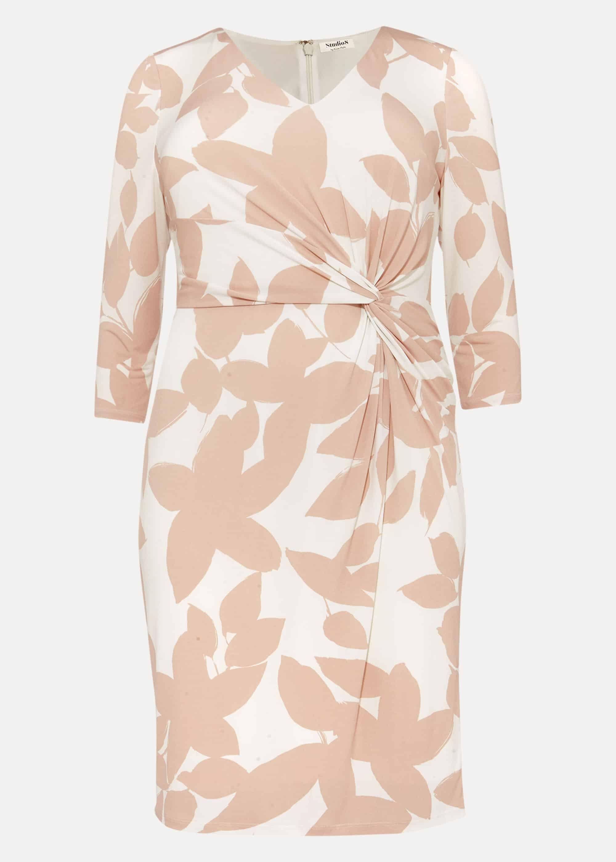 Lana Leaf Print Dress