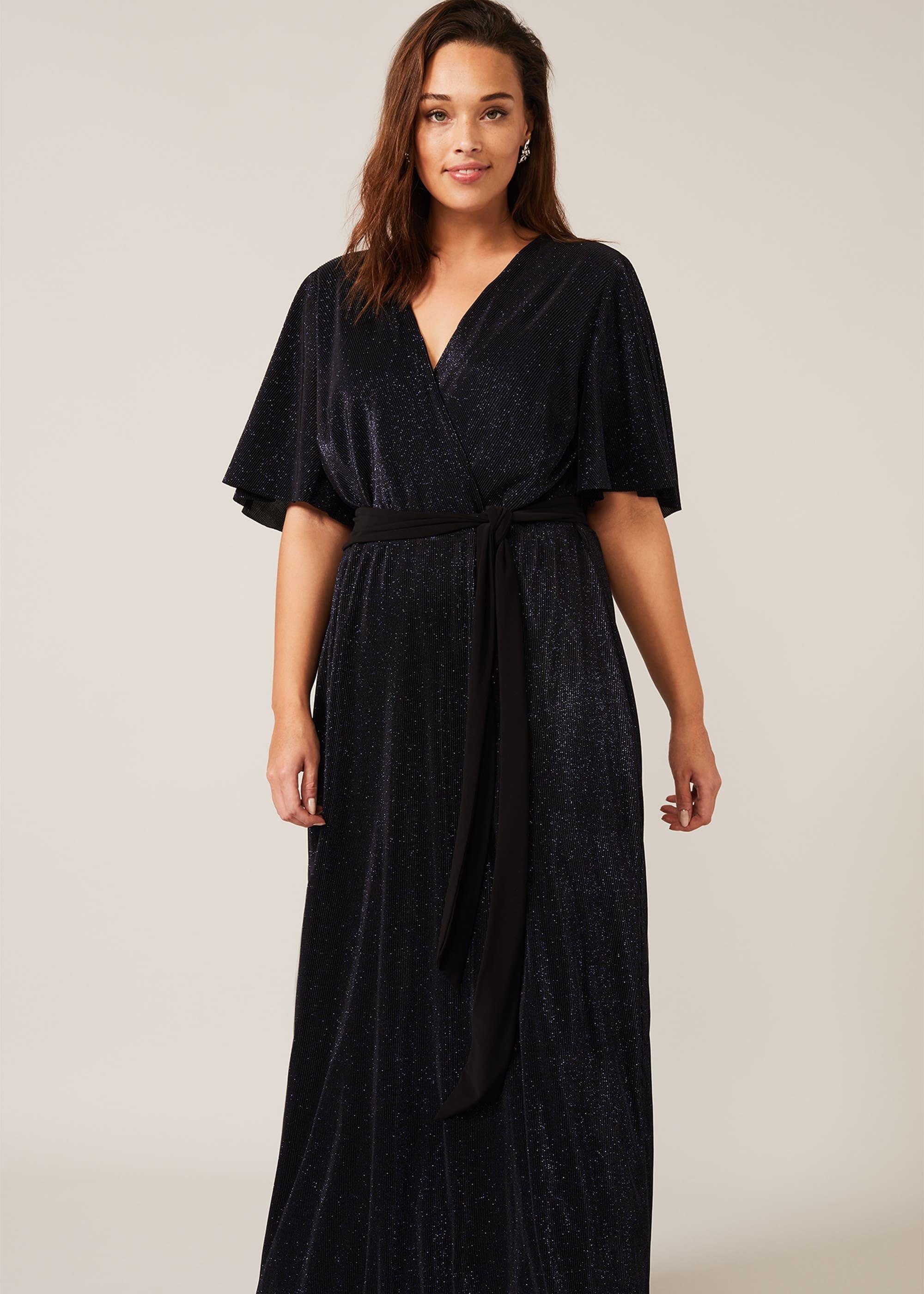 Hattie Plisse Sparkle Maxi Dress