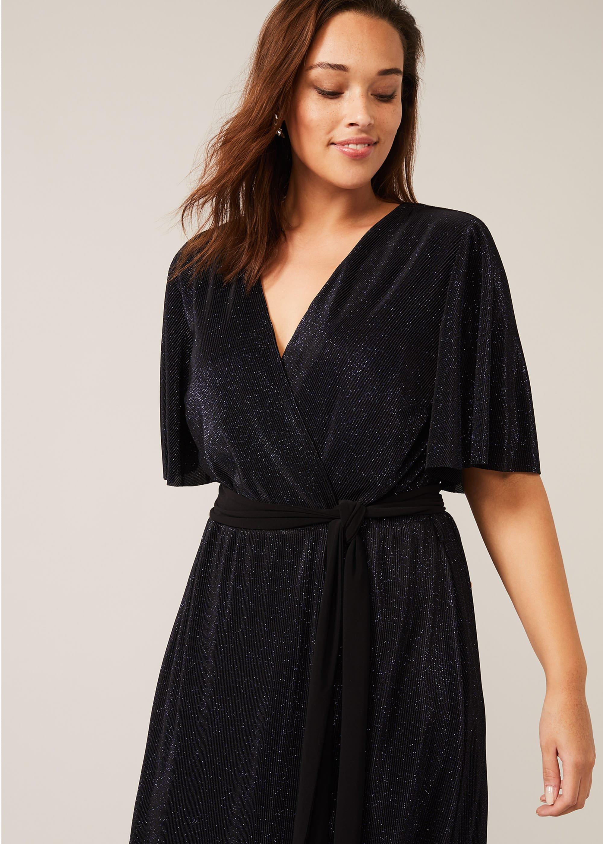 Hattie Plisse Sparkle Maxi Dress
