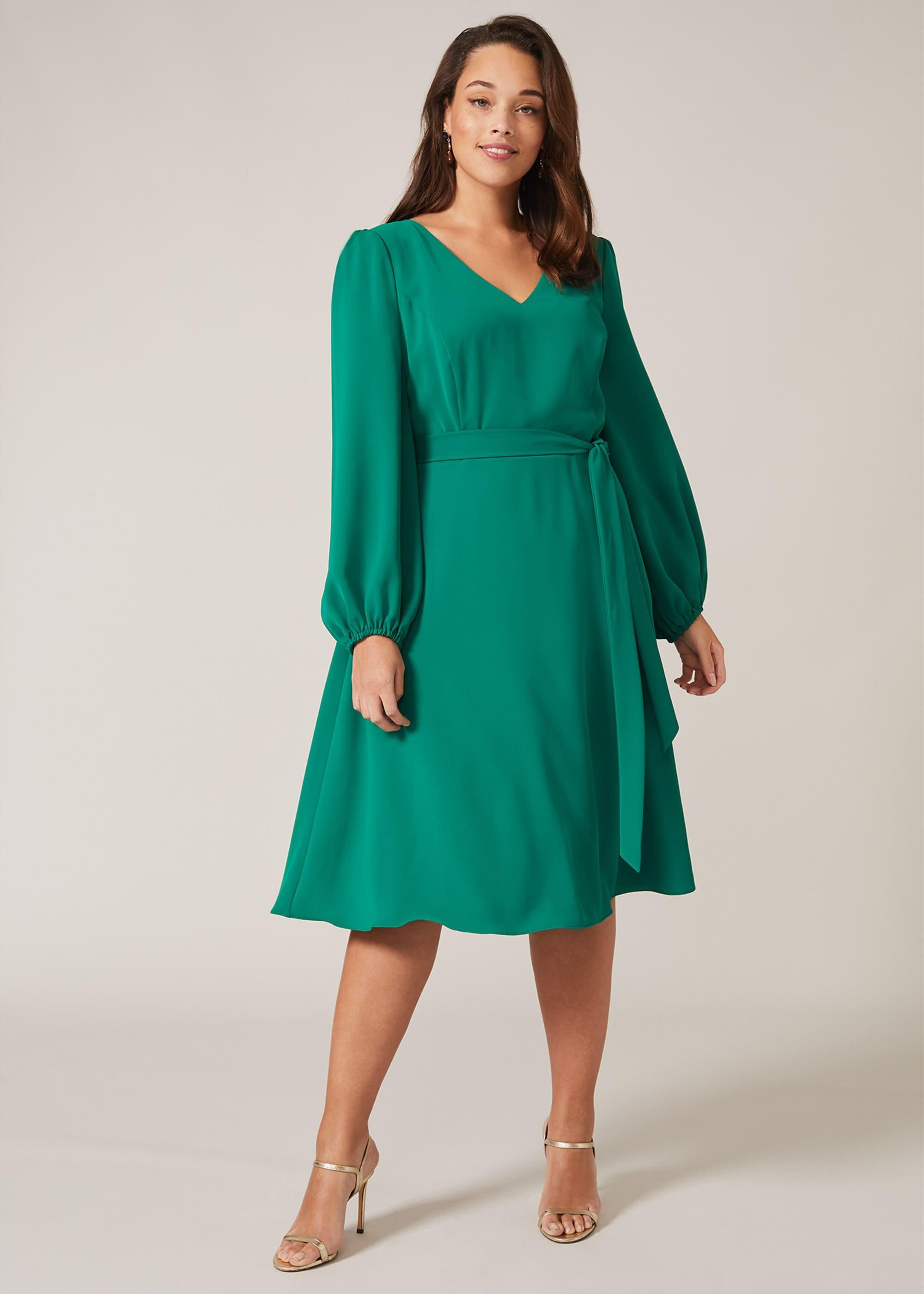 Camille Bell Sleeve Dress