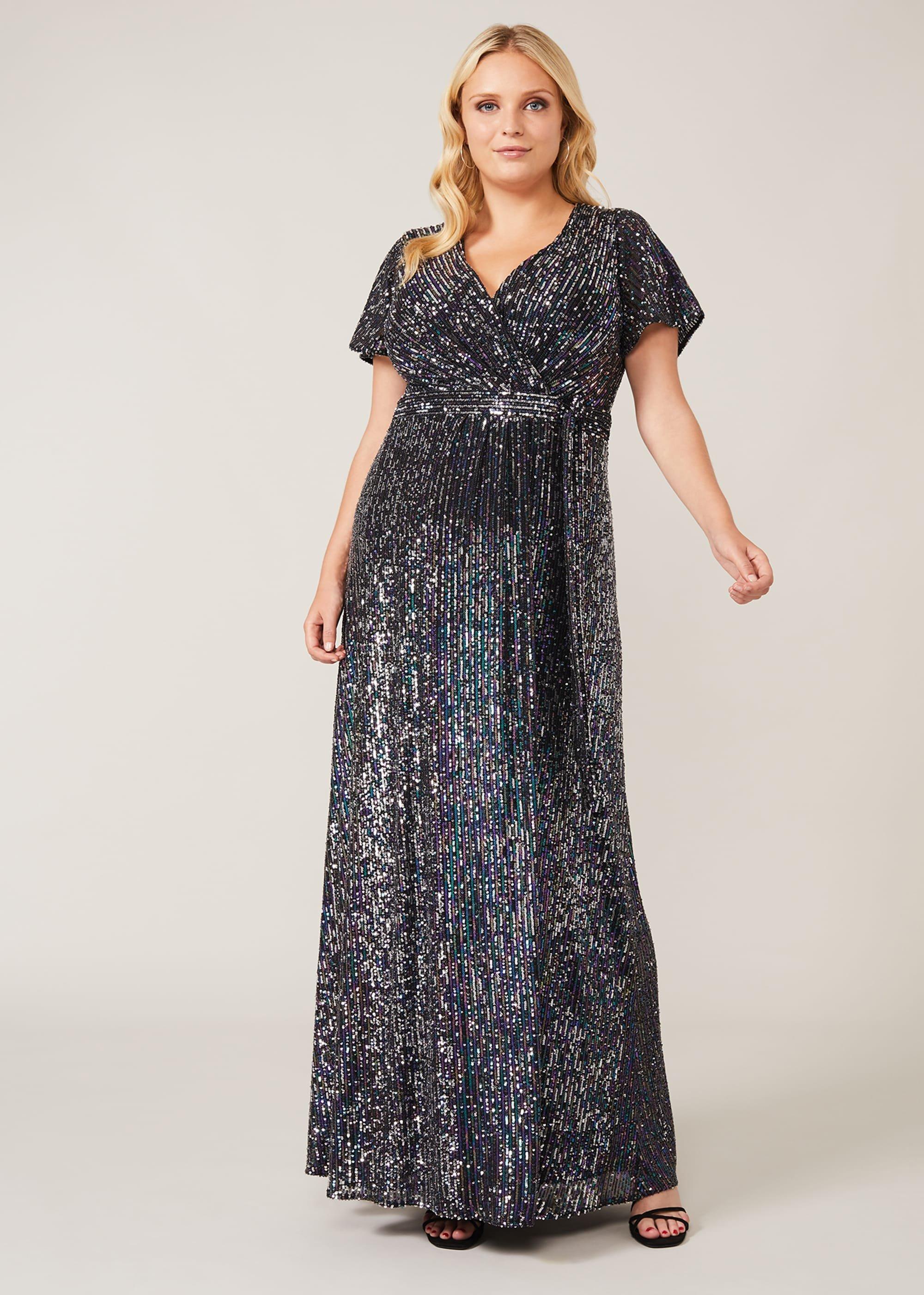 Amily Sequin Maxi Dress