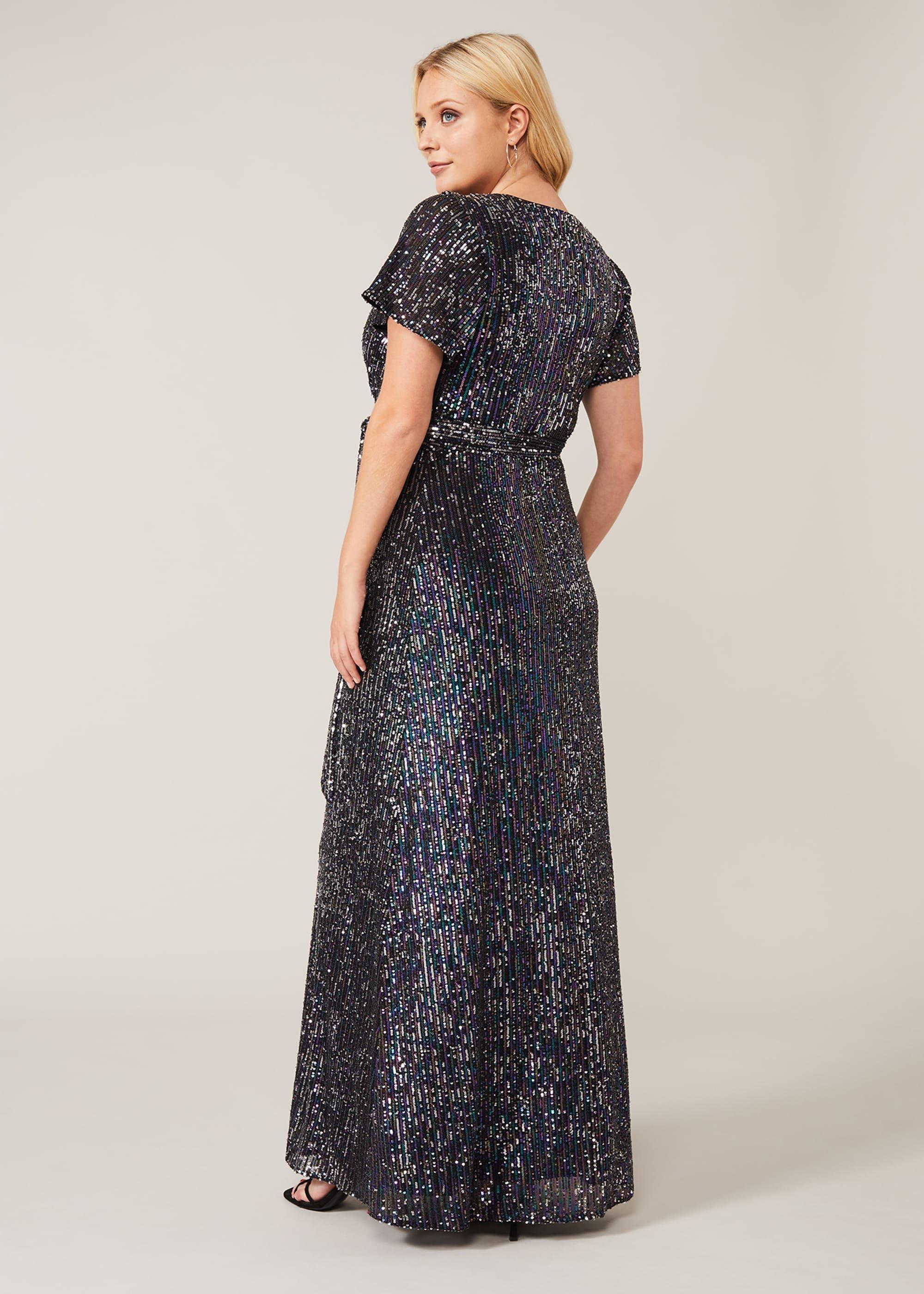 Amily Sequin Maxi Dress
