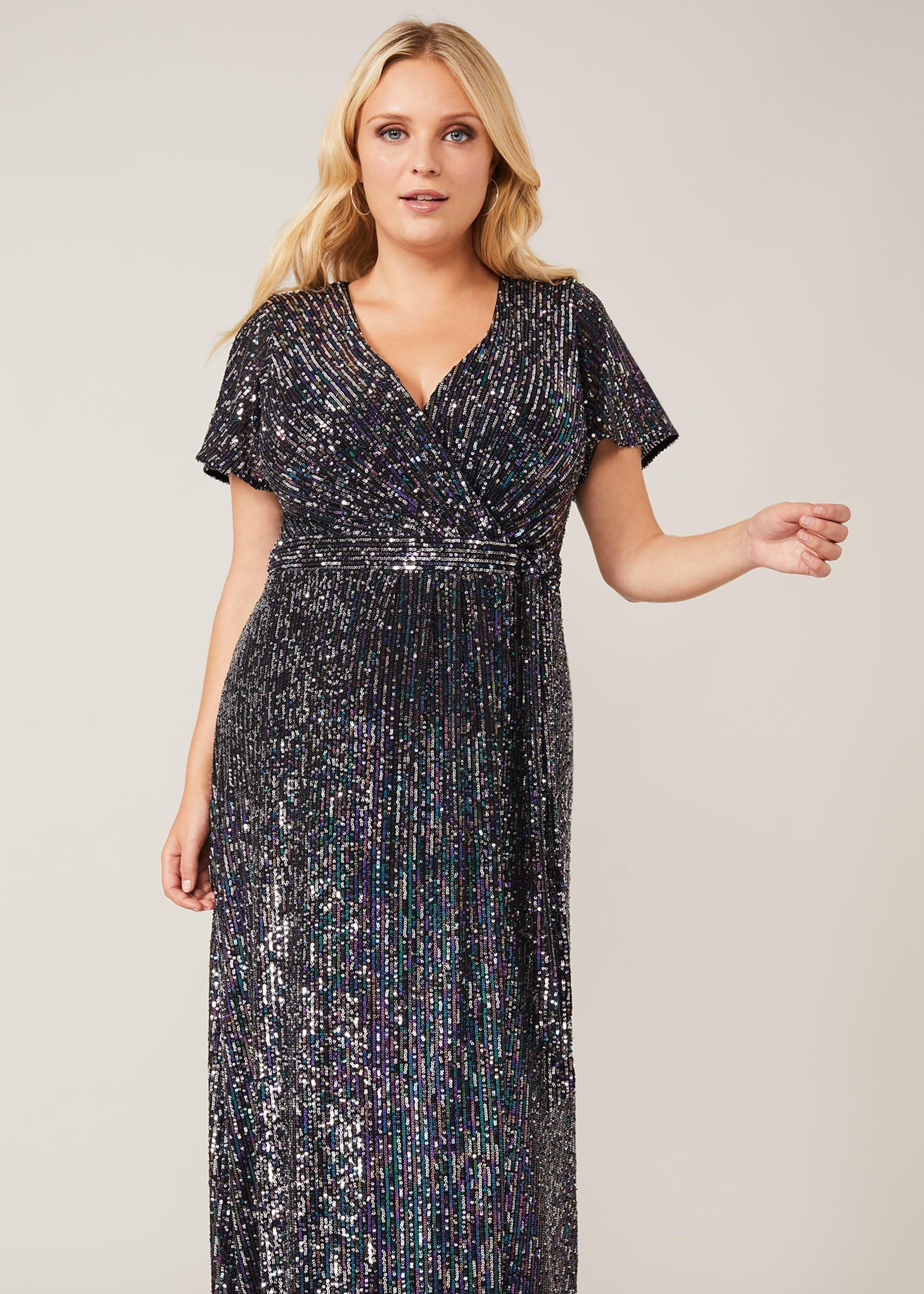 Amily Sequin Maxi Dress