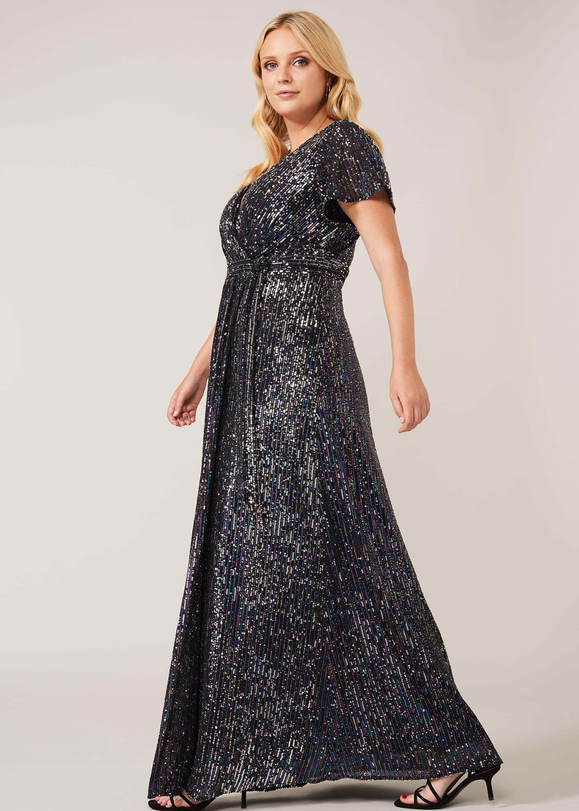 Amily Sequin Maxi Dress