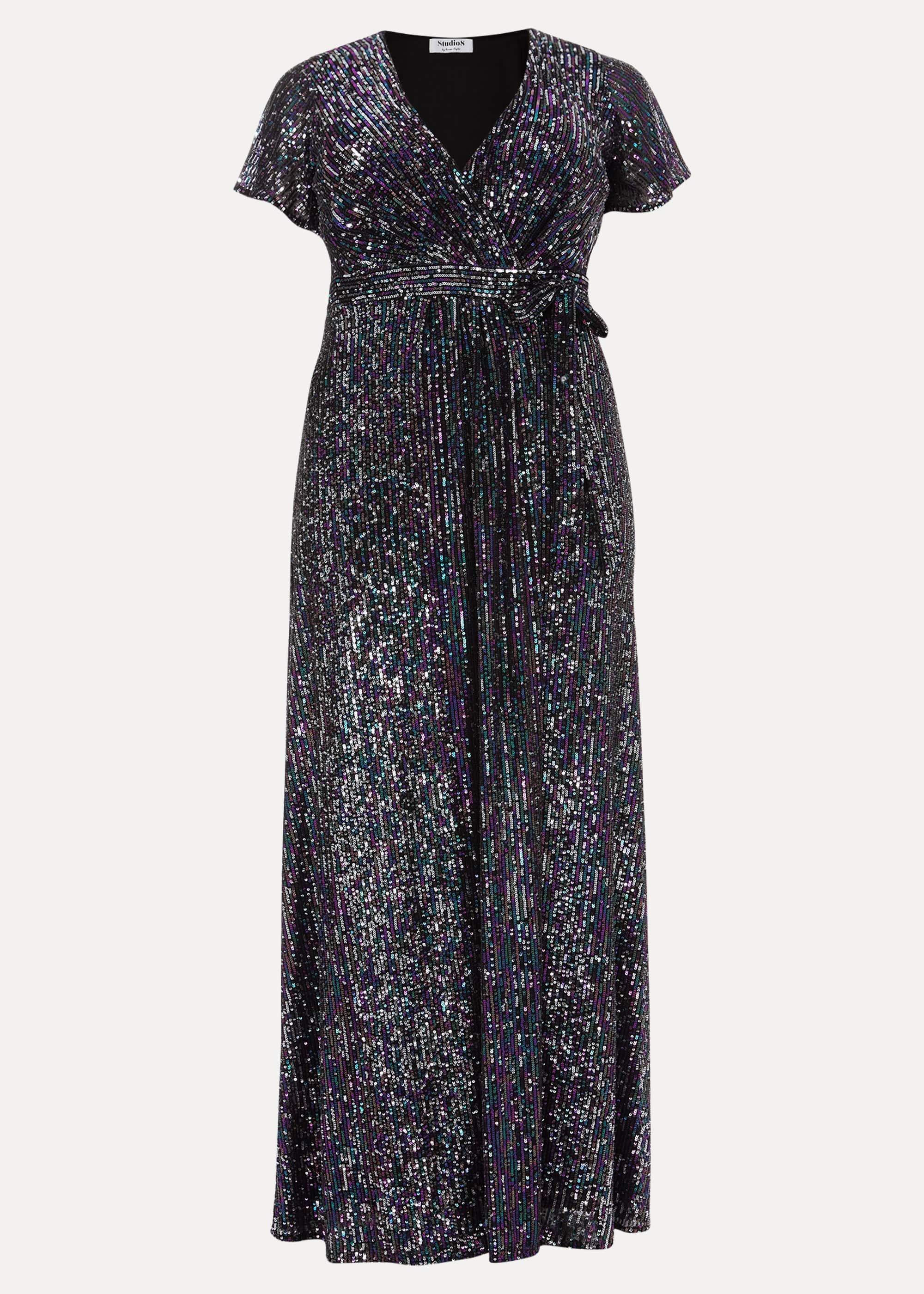 Amily Sequin Maxi Dress