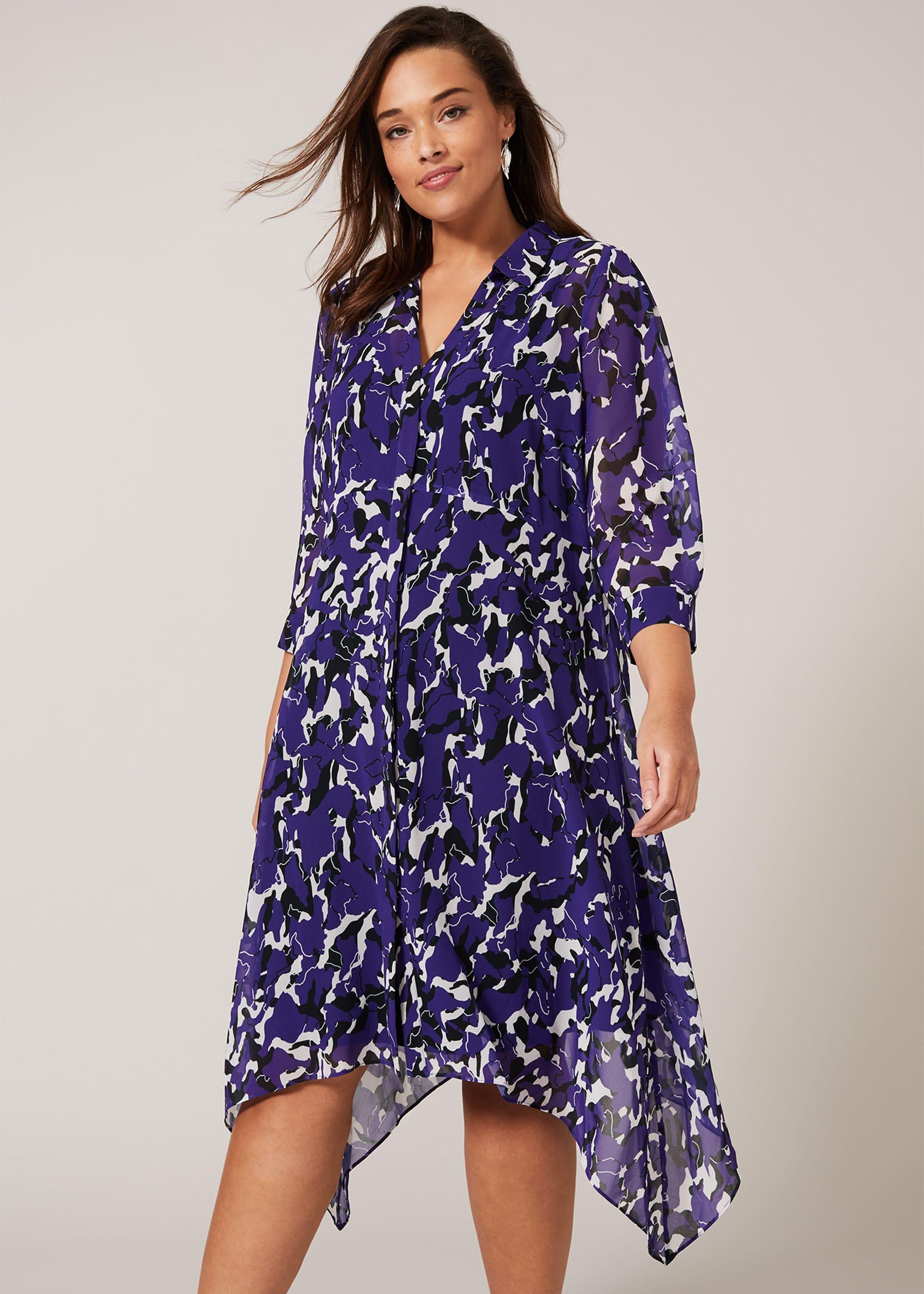 Cecilia Asymmetric Shirt Dress