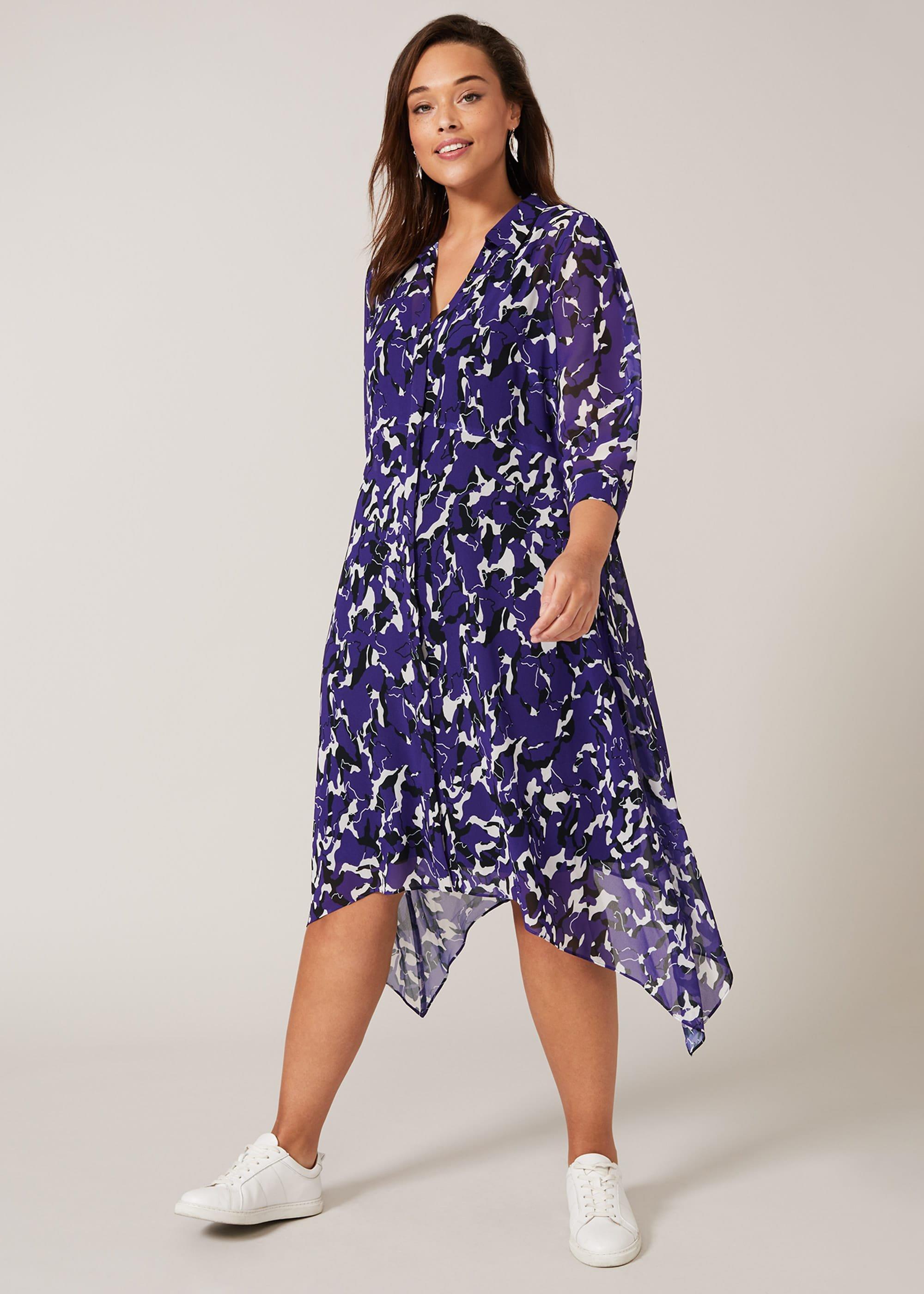 Cecilia Asymmetric Shirt Dress