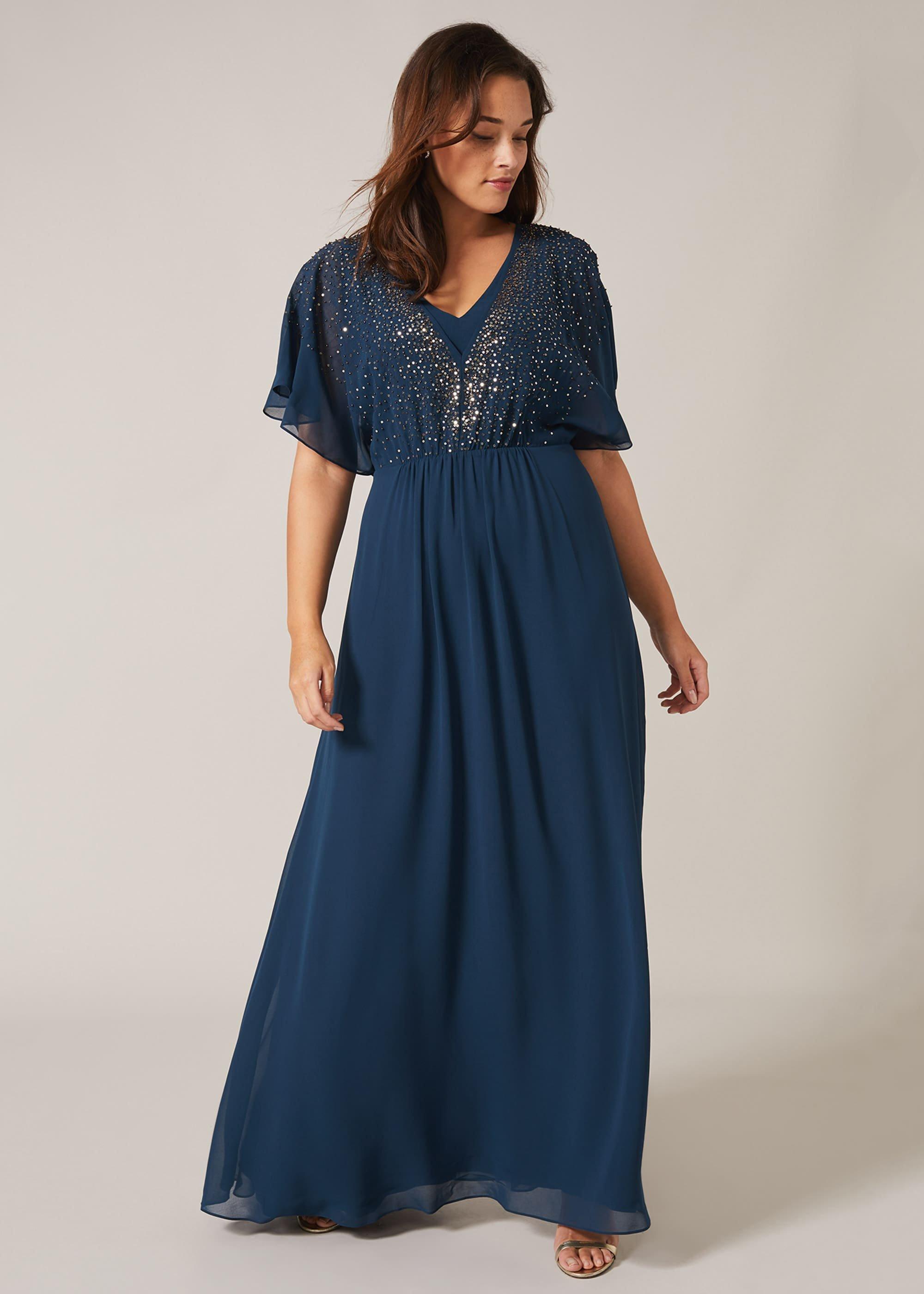 Nadia Sequin Maxi Dress