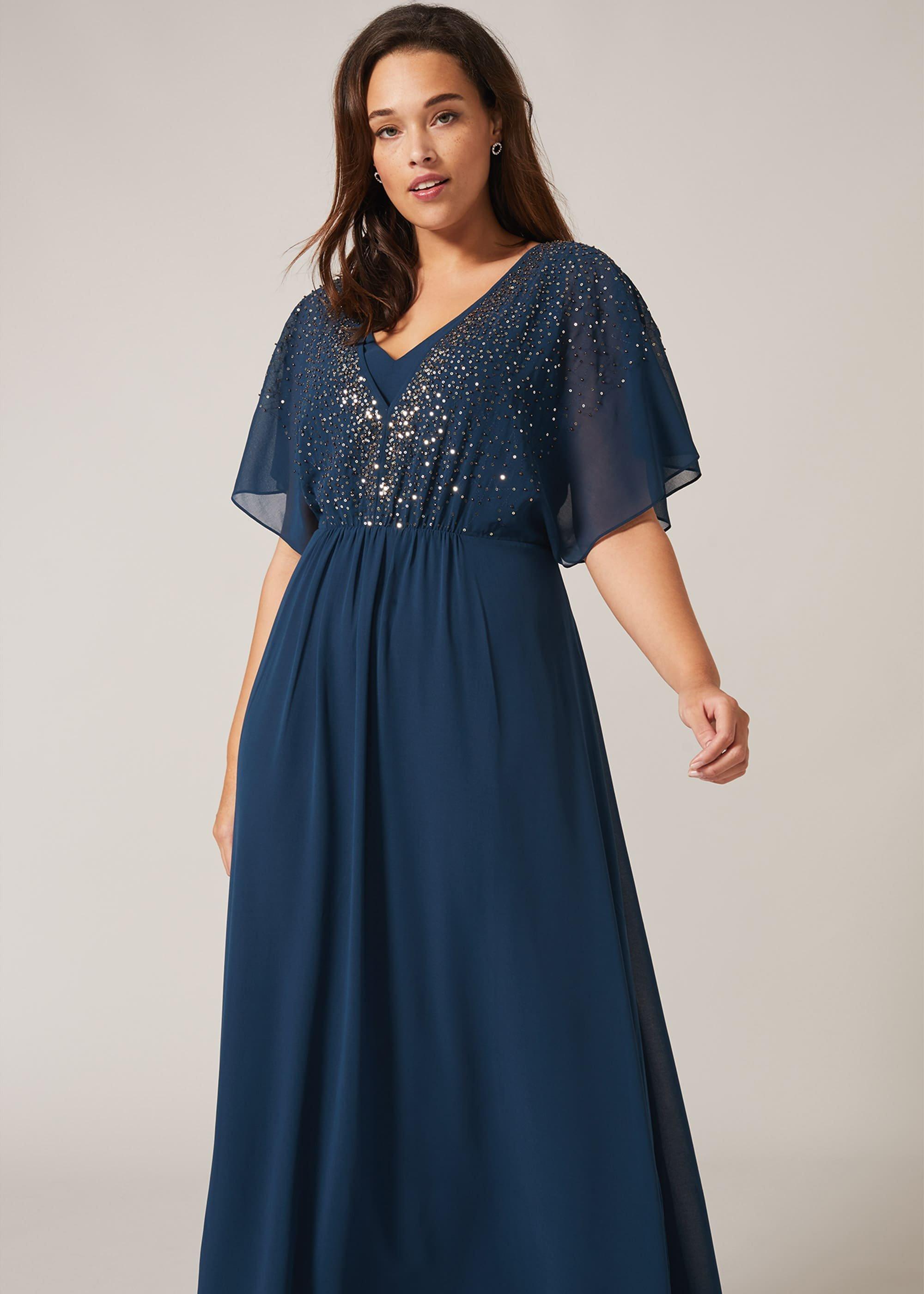Nadia Sequin Maxi Dress
