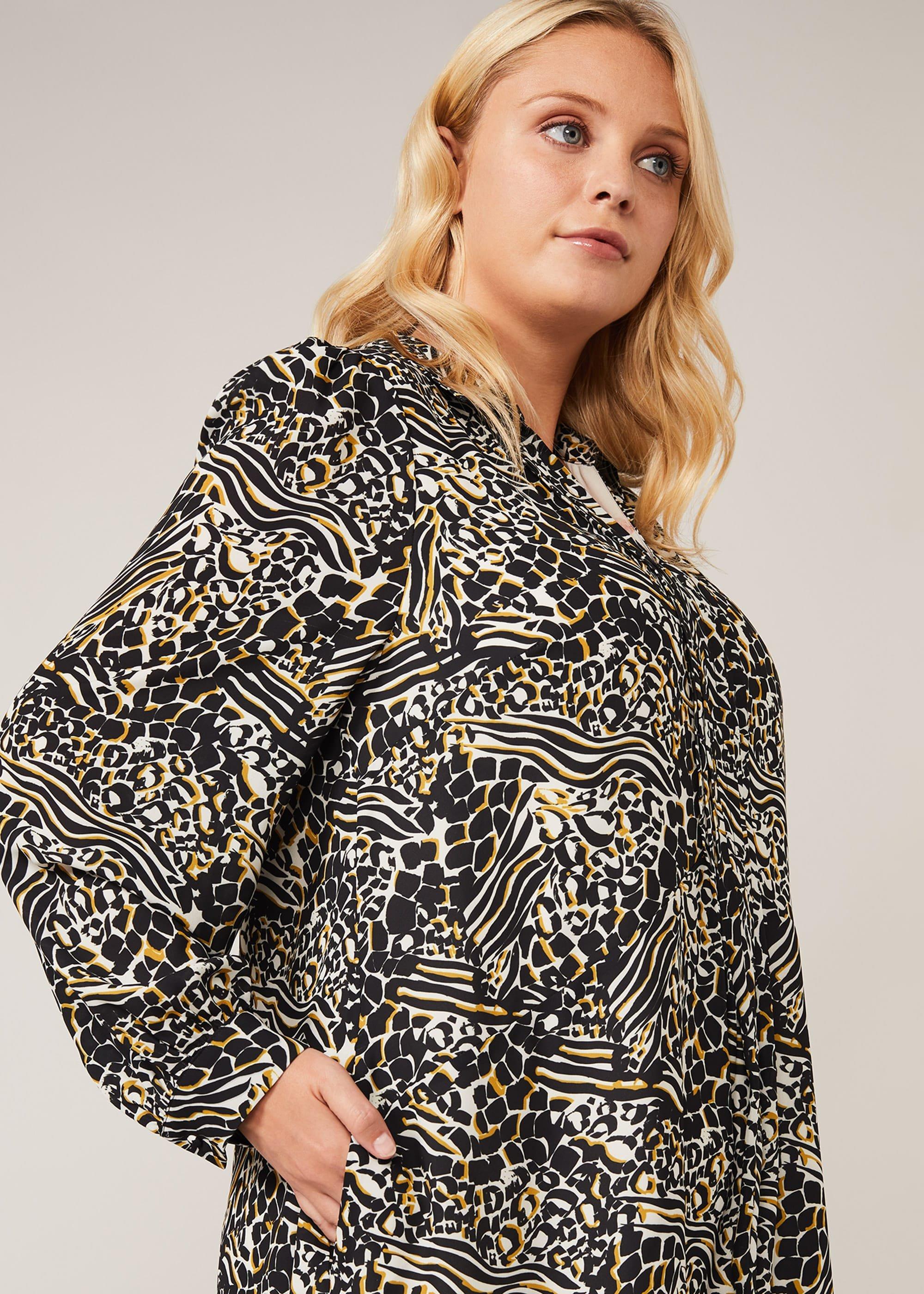 Elle Printed Swing Dress
