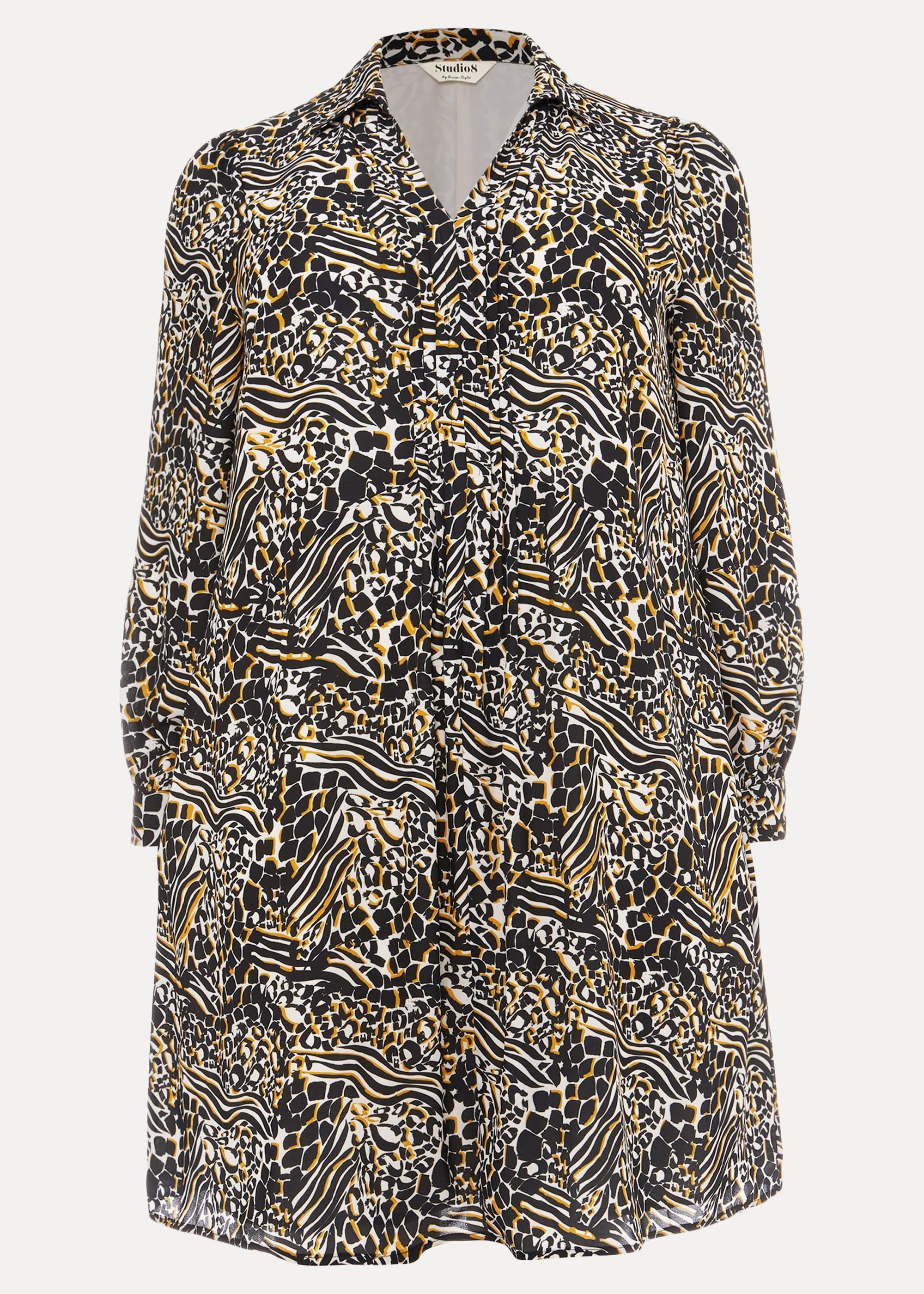 Elle Printed Swing Dress