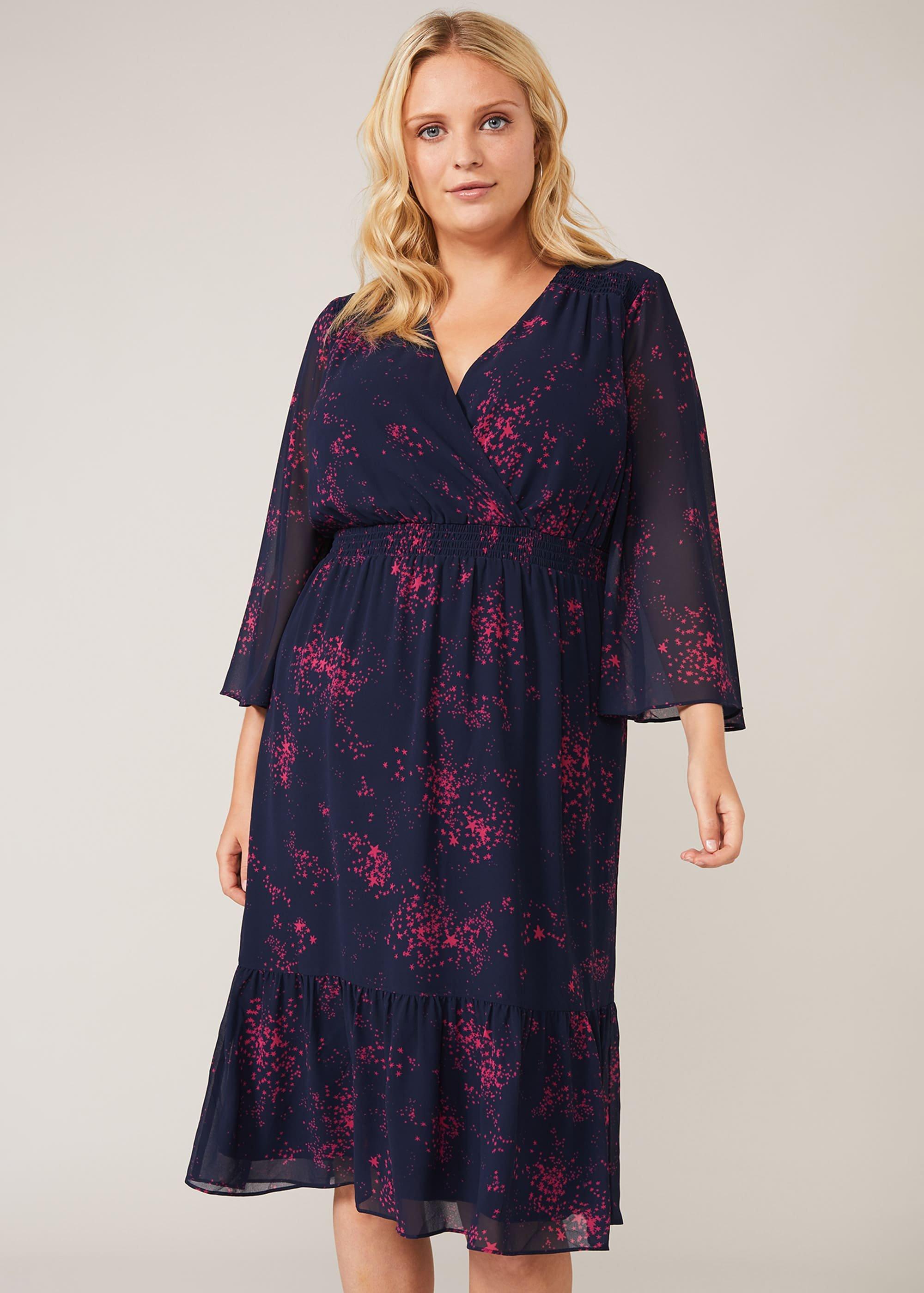 Maya Star Print Dress