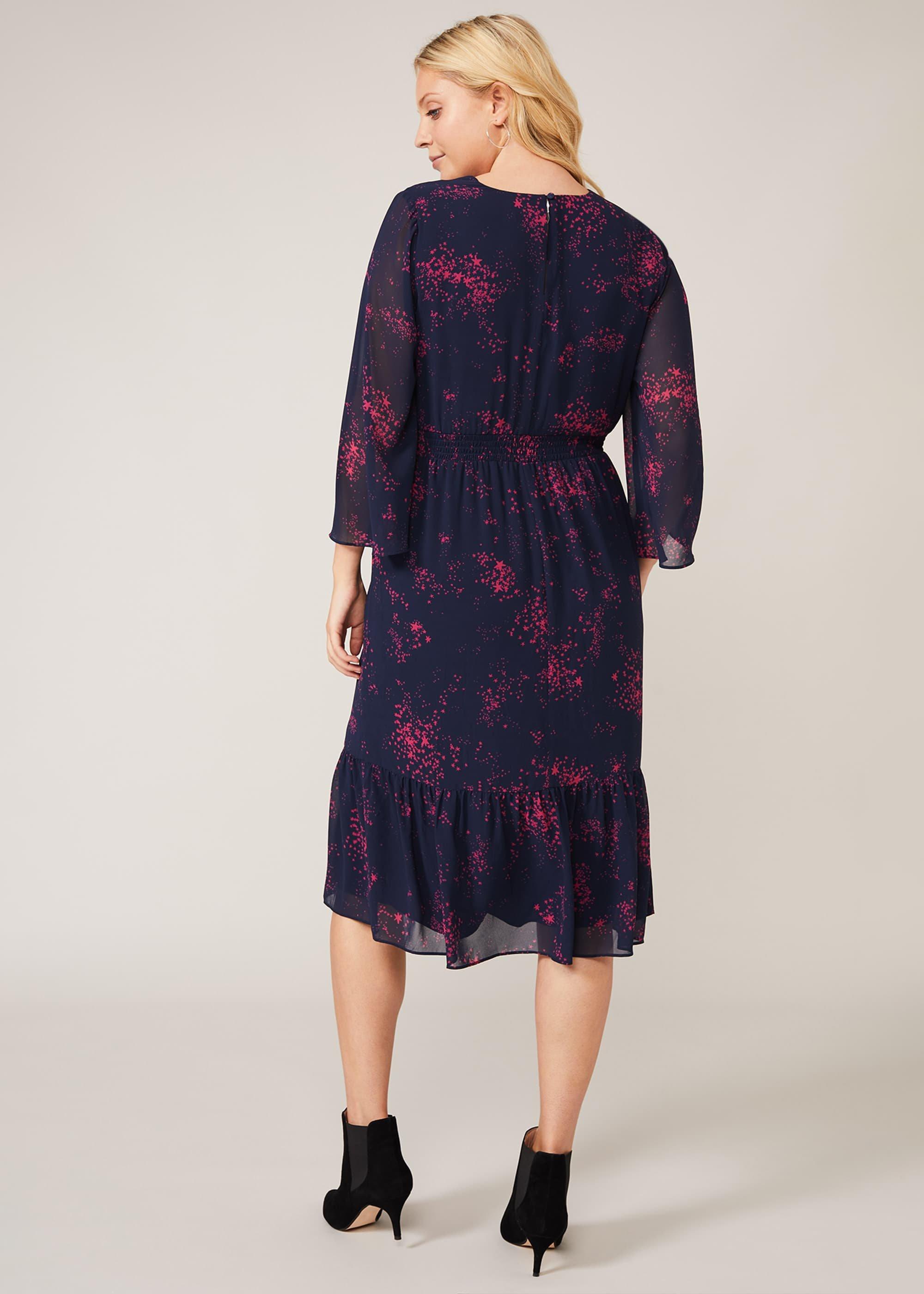 Maya Star Print Dress
