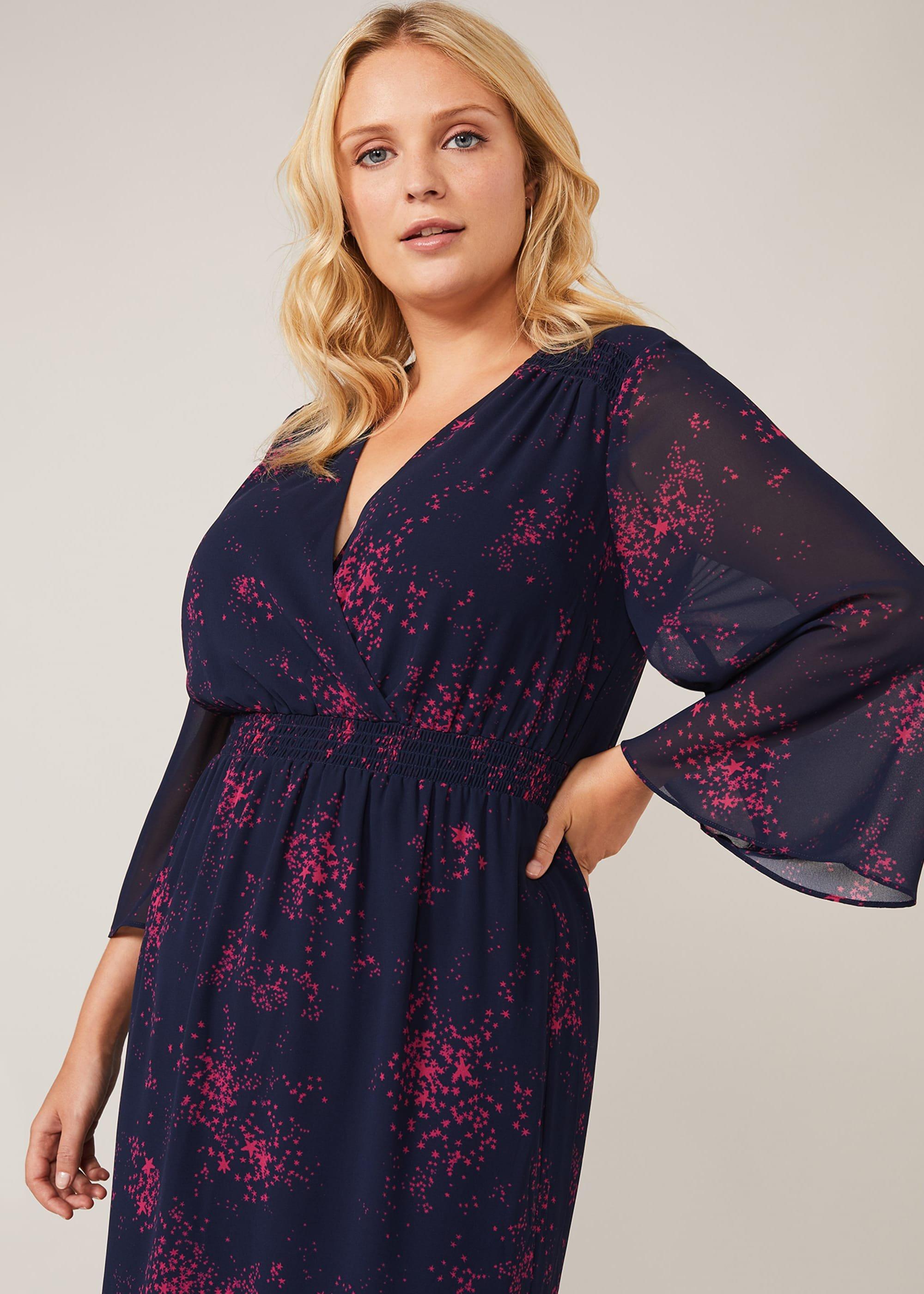 Maya Star Print Dress