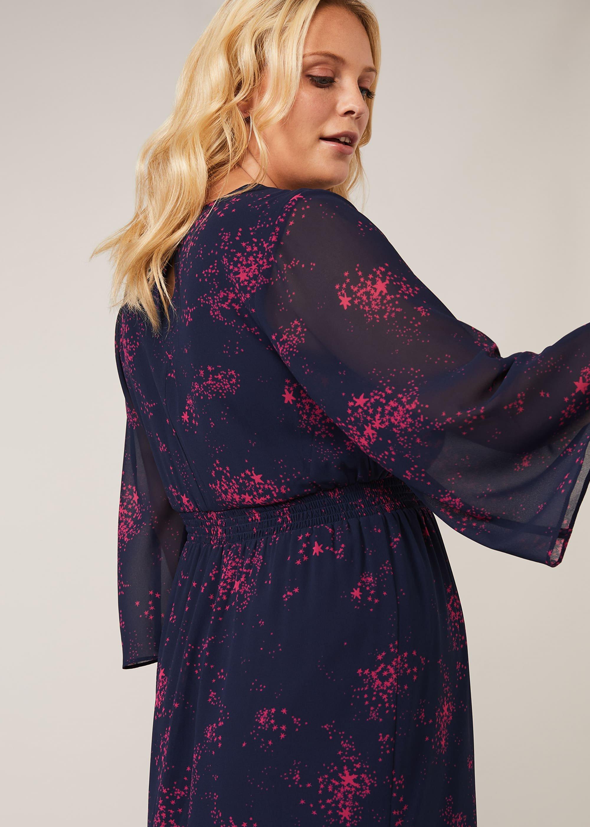 Maya Star Print Dress