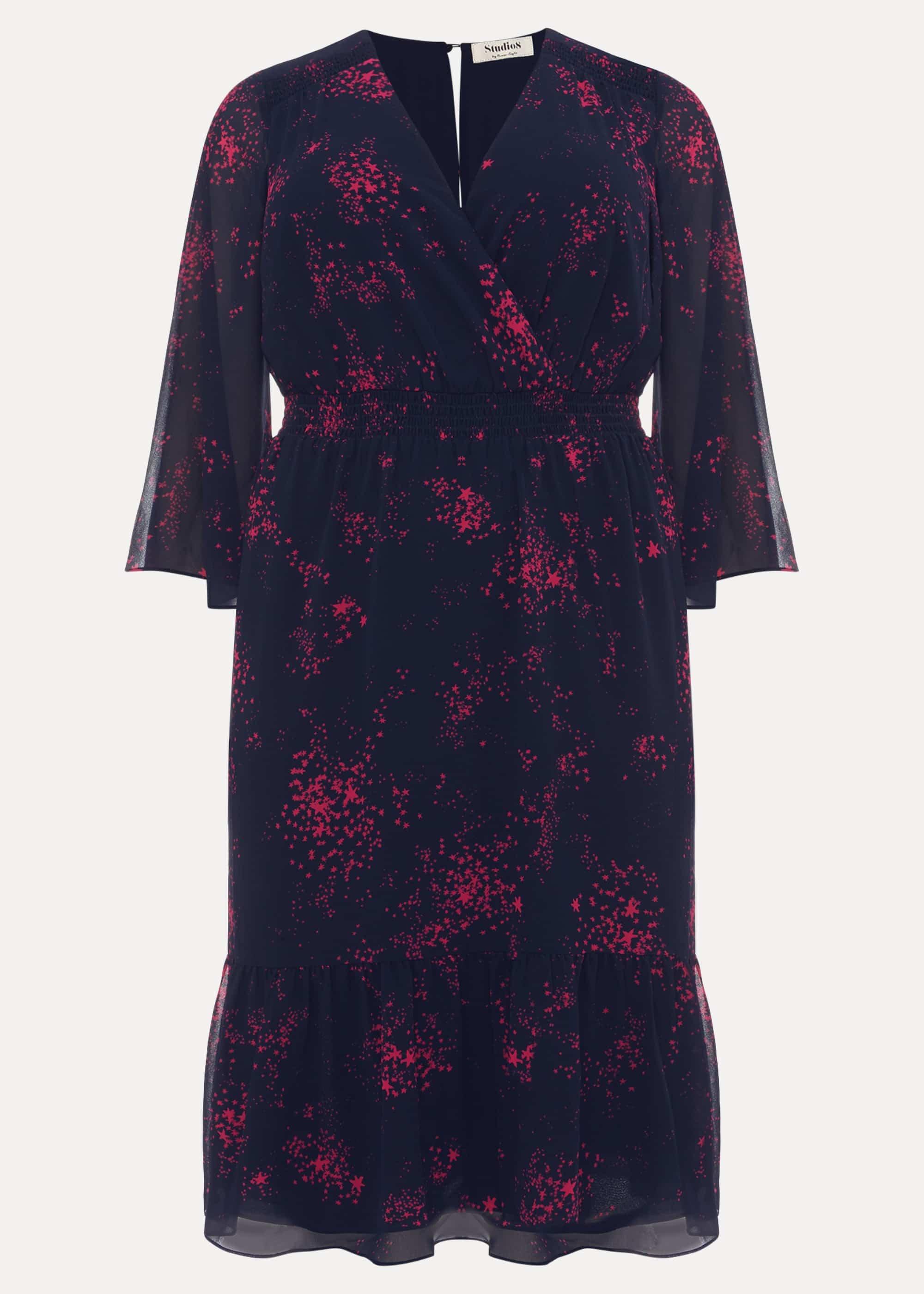 Maya Star Print Dress