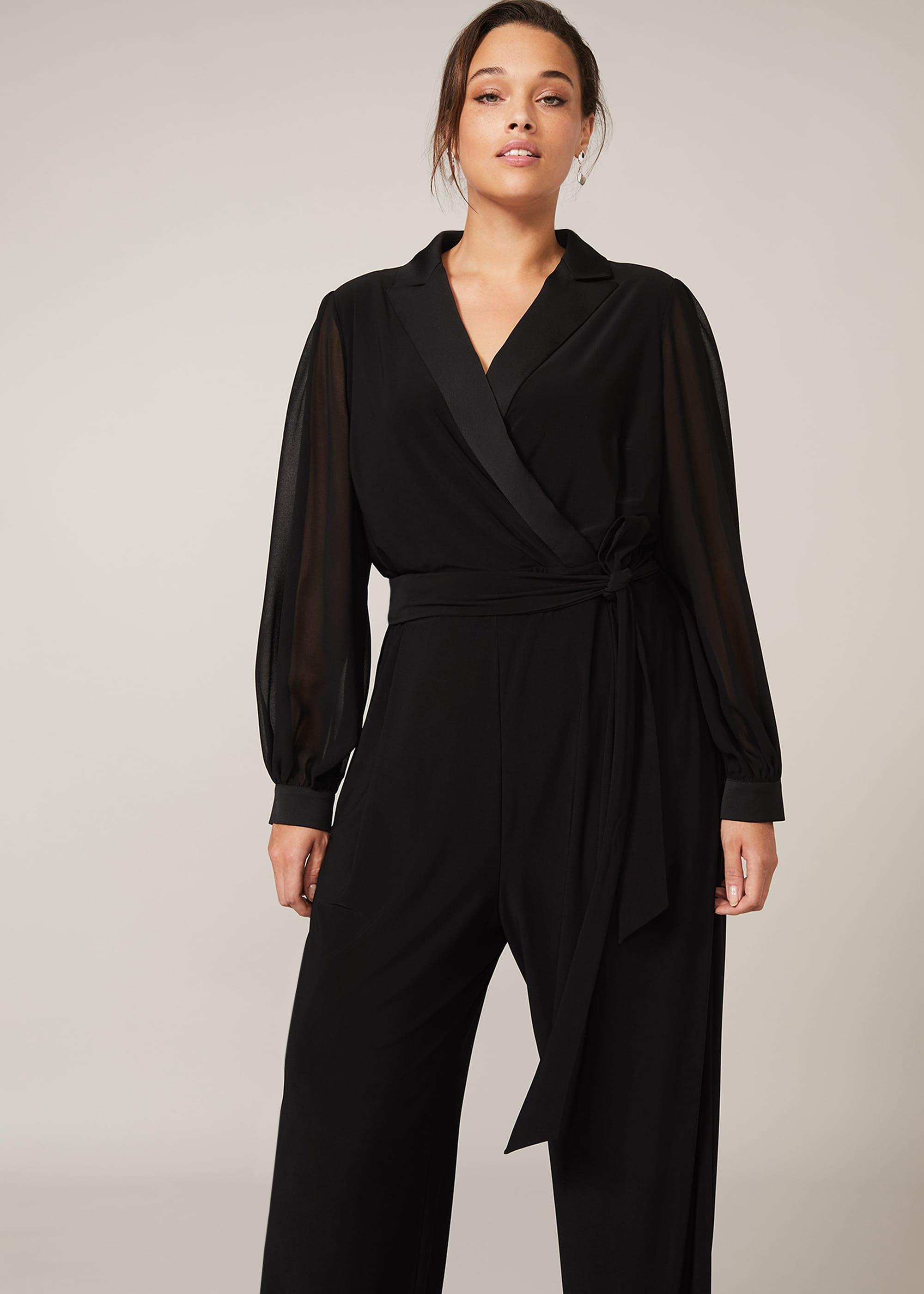 Karolina Tuxedo Jumpsuit