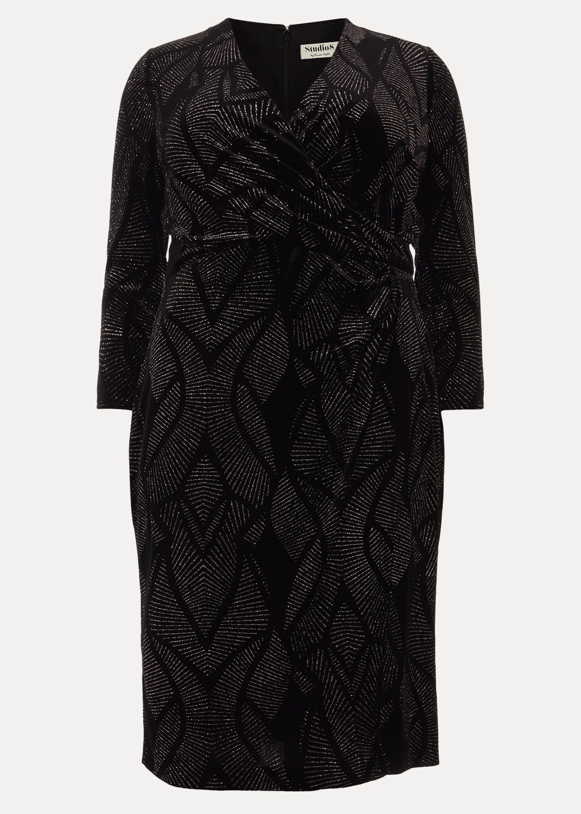 Natalya Sparkle Velvet Dress