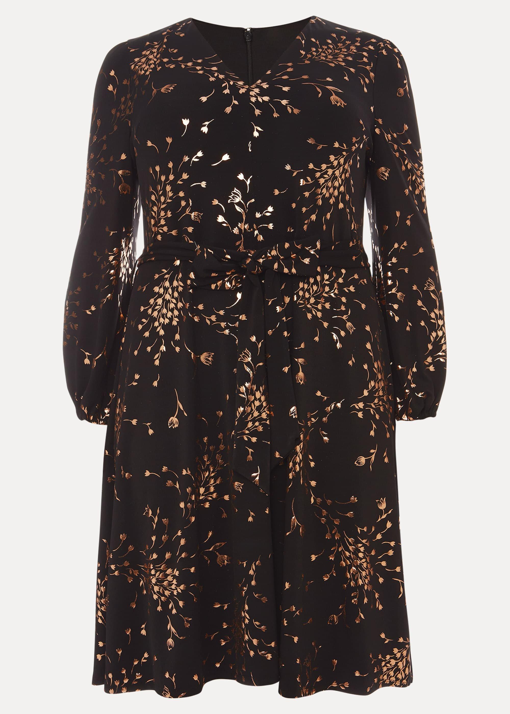 Giselle Foil Dress