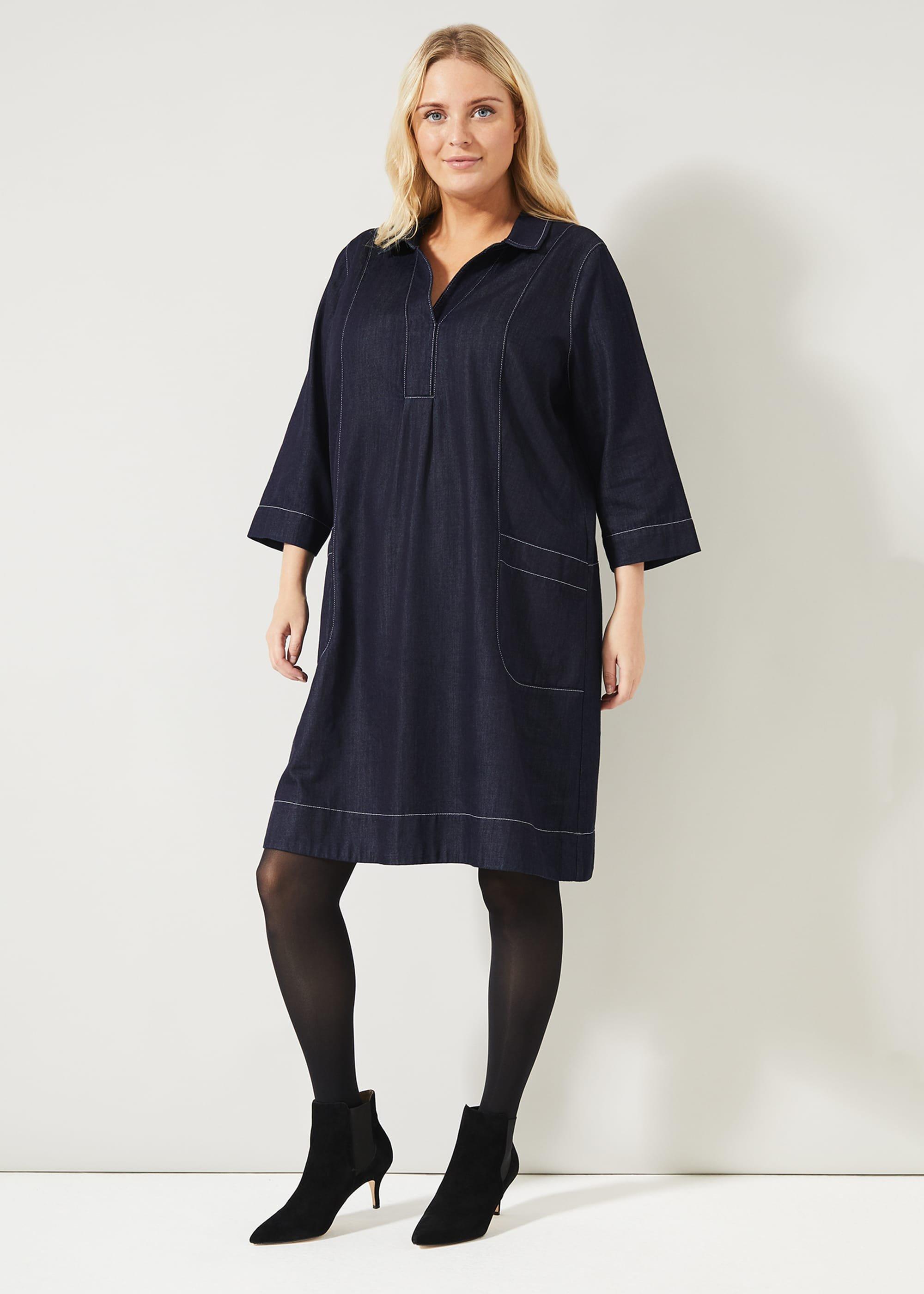 Addilyn Denim Swing Dress
