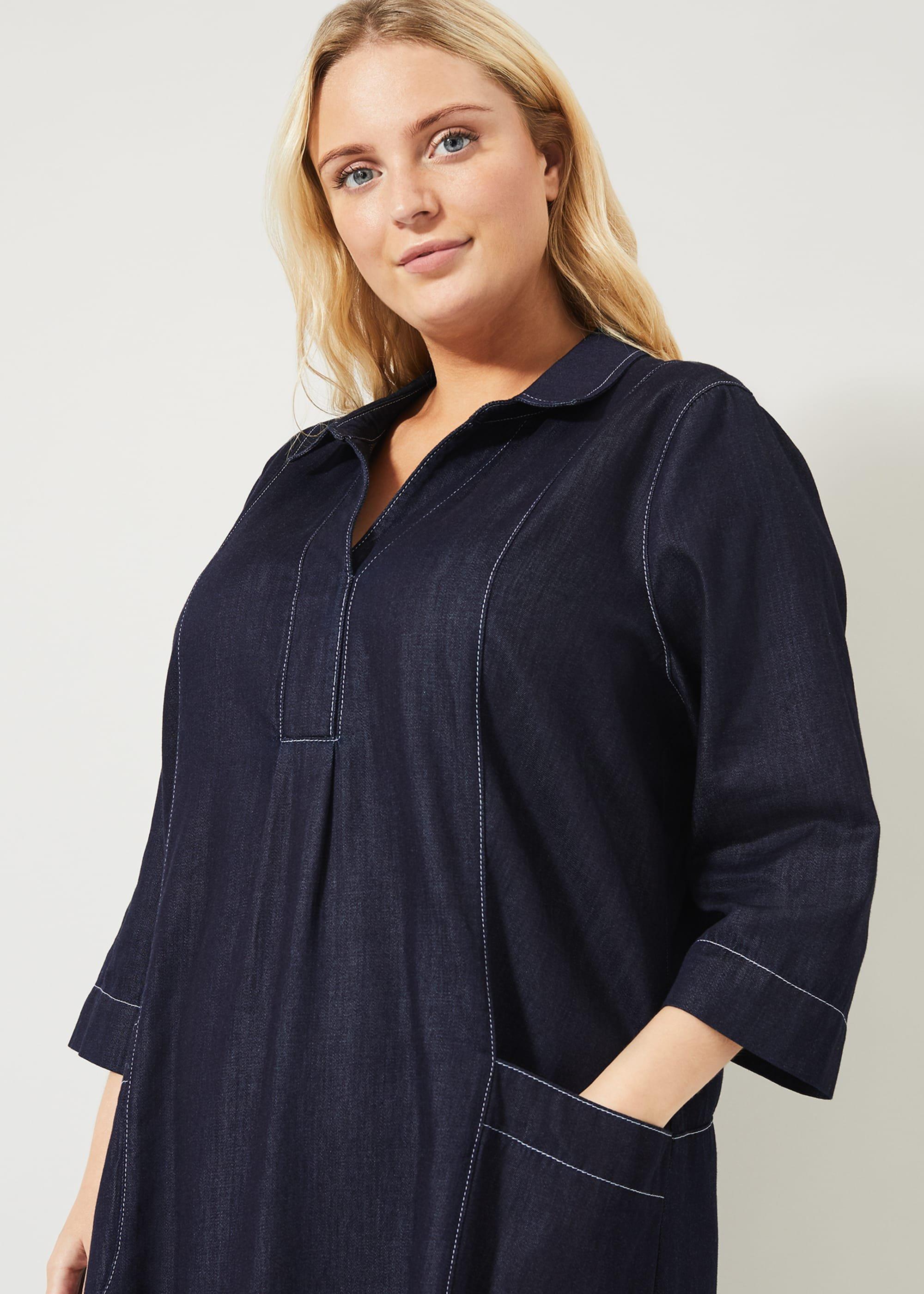 Addilyn Denim Swing Dress