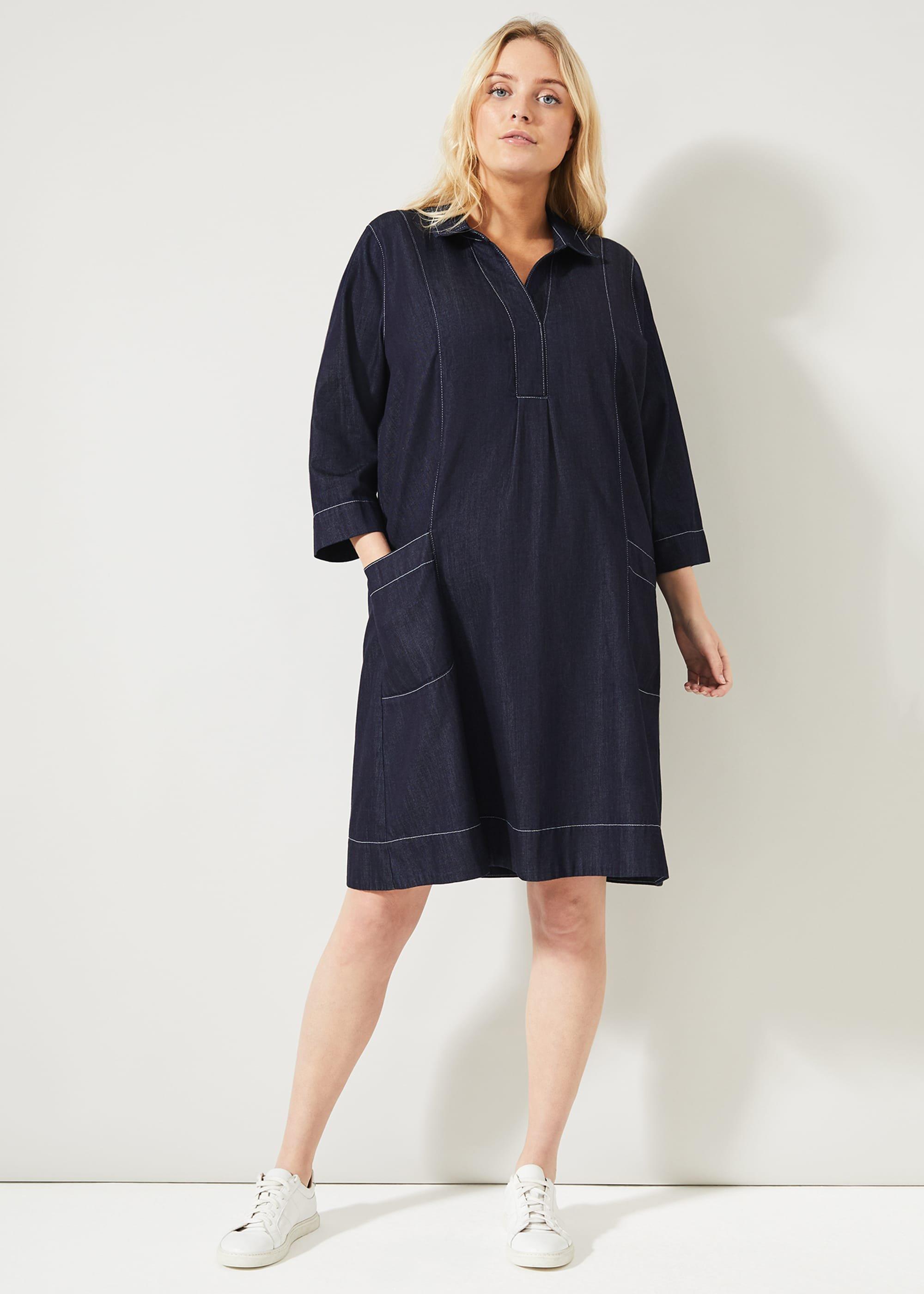 Addilyn Denim Swing Dress