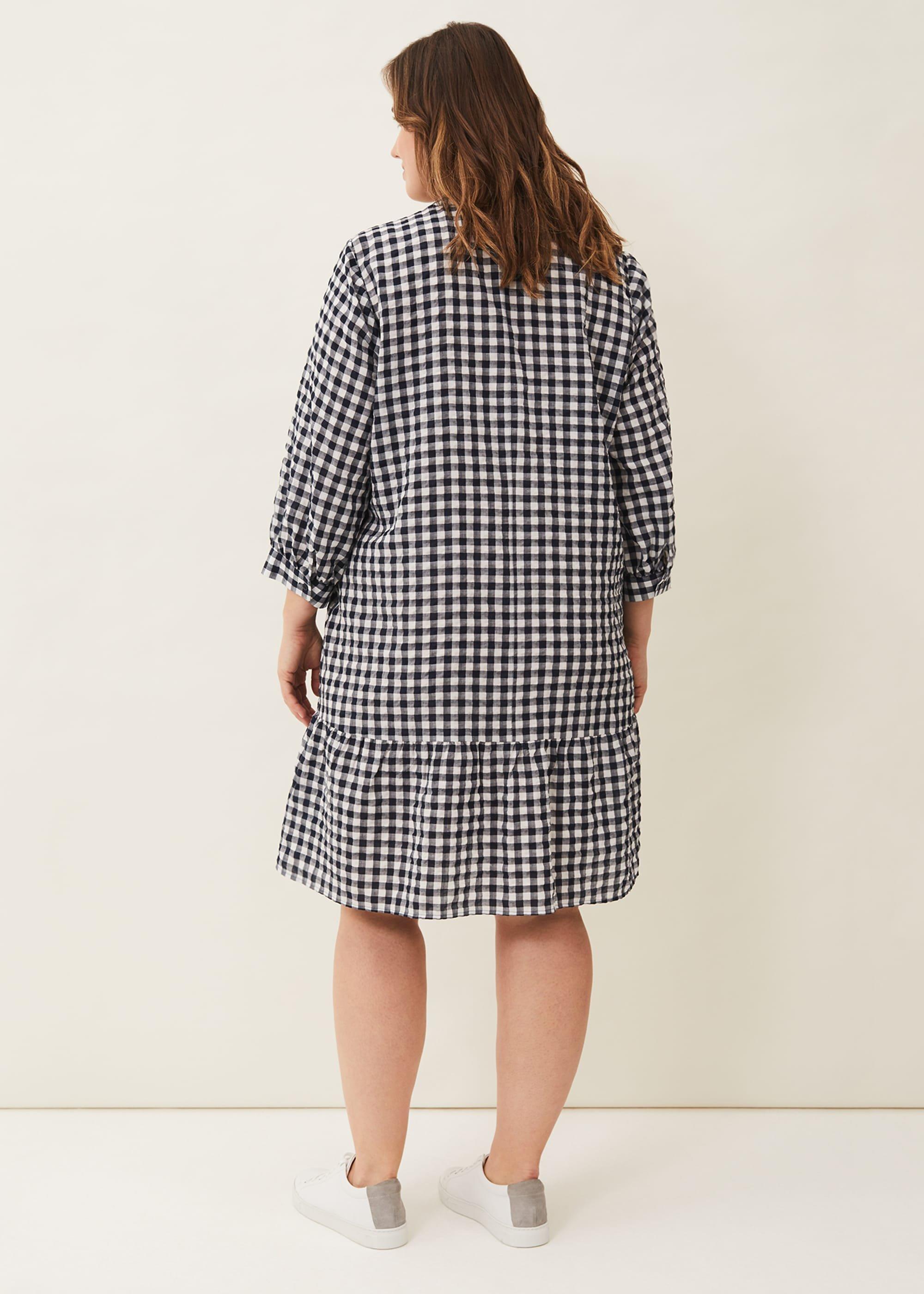 Oona Gingham Swing Dress