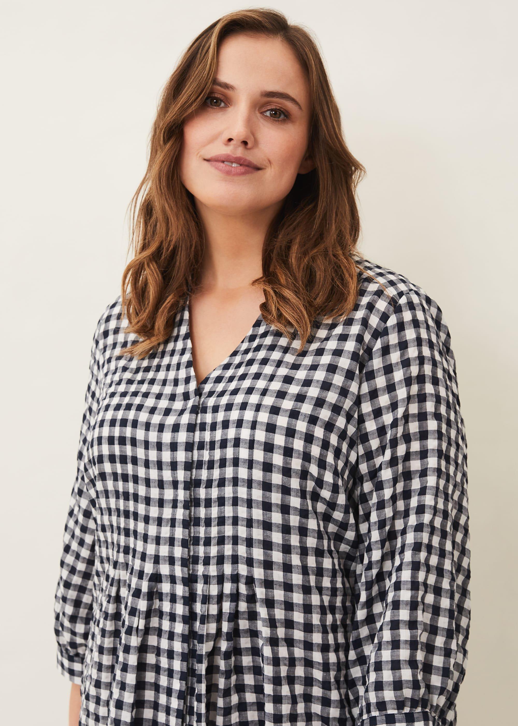 Oona Gingham Swing Dress