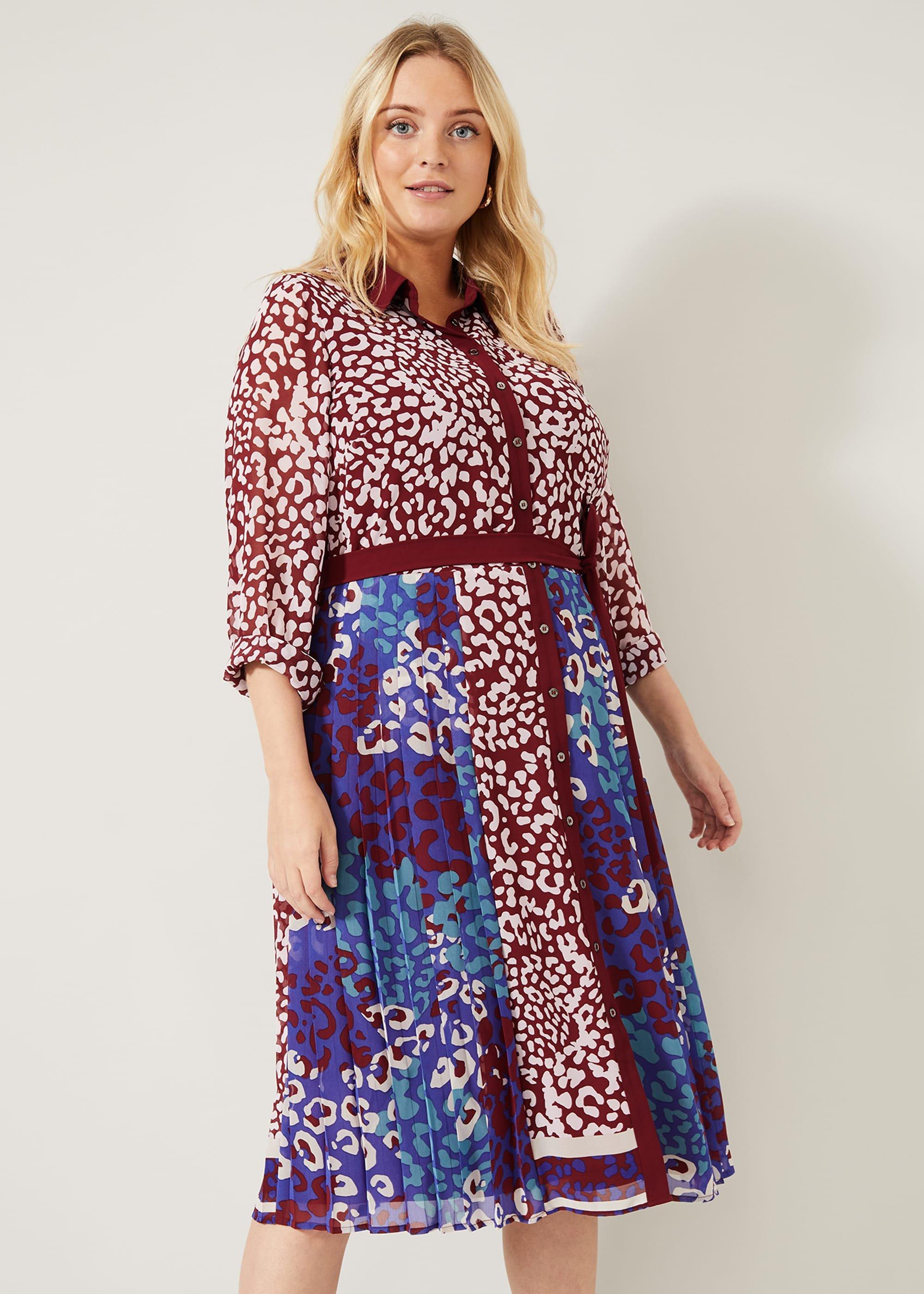Kimi Contrast Print Dress
